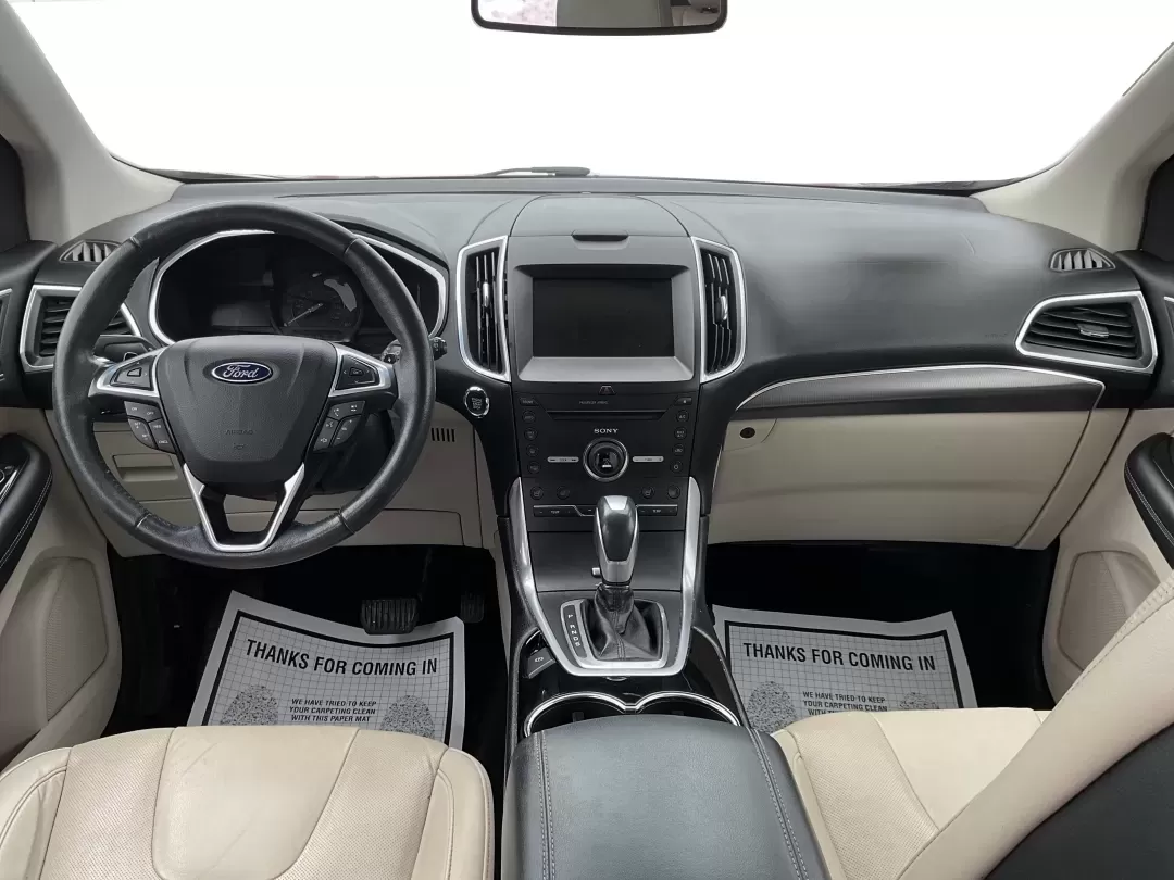 2016 Ford Edge Titanium (2FMPK4K99GB) with an 2.0L L4 DOHC 16V engine, 6A transmission, located at 401 Woodman Dr, Riverside, OH, 45431, (937) 908-9800, 39.760899, -84.123421 - Picture your next weekend getaway: the family loaded up, playlists ready, and plenty of room for bags, snacks, and sports gear-while you cruise comfortably from Riverside to a Wright-Patterson day trip or an evening out near The Greene. This **2016 Ford Edge Titanium** is the kind of SUV that fits r - Photo#17