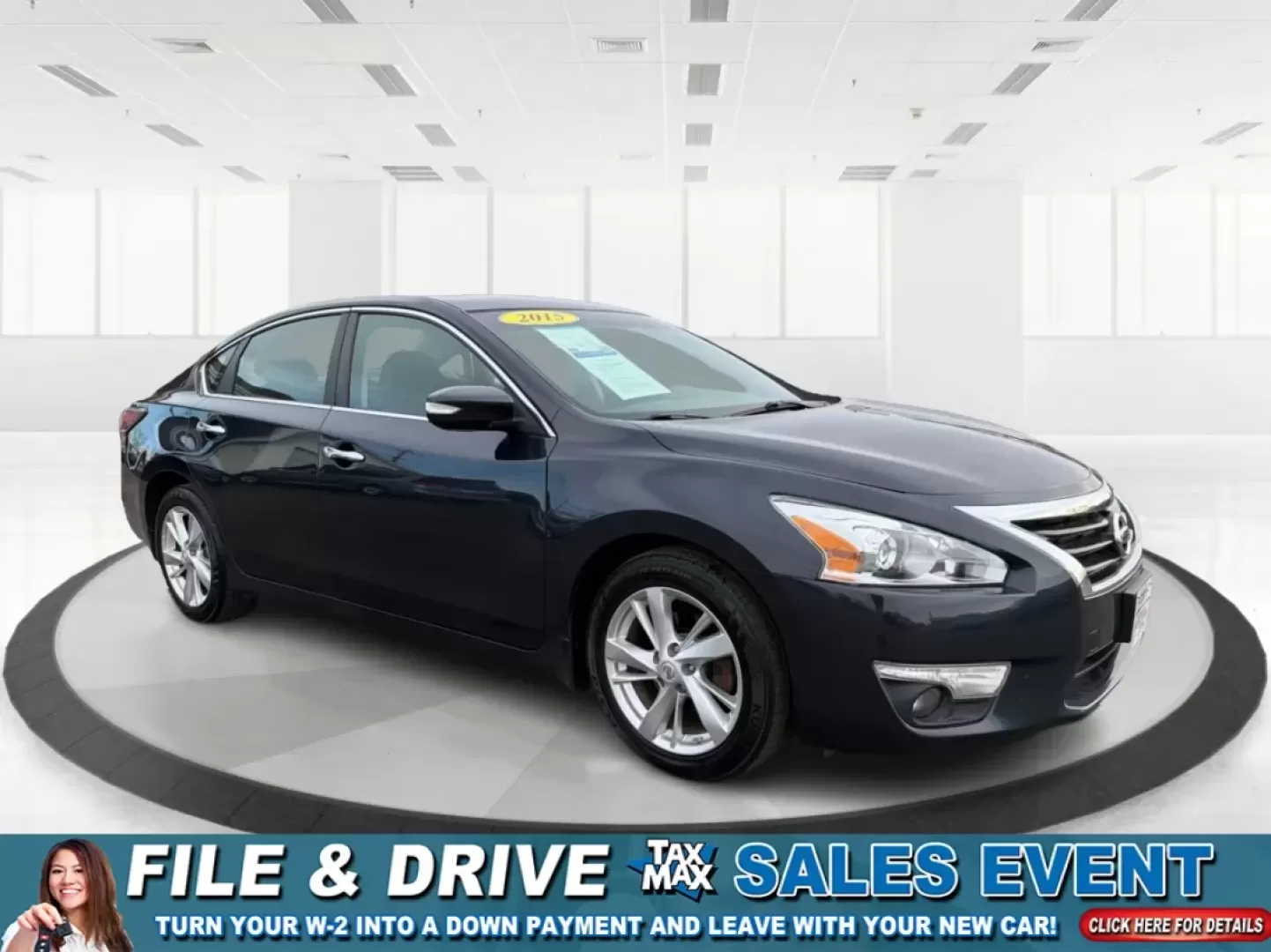 2015 Nissan Altima 2.5 SL (1N4AL3AP4FC) with an 2.5L I-4 DOHC engine, Continuously Variable Transmission transmission, located at 401 Woodman Dr, Riverside, OH, 45431, (937) 908-9800, 39.760899, -84.123421 - Picture your next week going smoother: a comfortable sedan for the daily drive down I-675, an easy run to The Greene for errands, and a relaxed weekend cruise along the river near Eastwood MetroPark-all without stretching your budget. This 2015 Nissan Altima 2.5 SL in Storm is a smart fit for commut - Photo#0