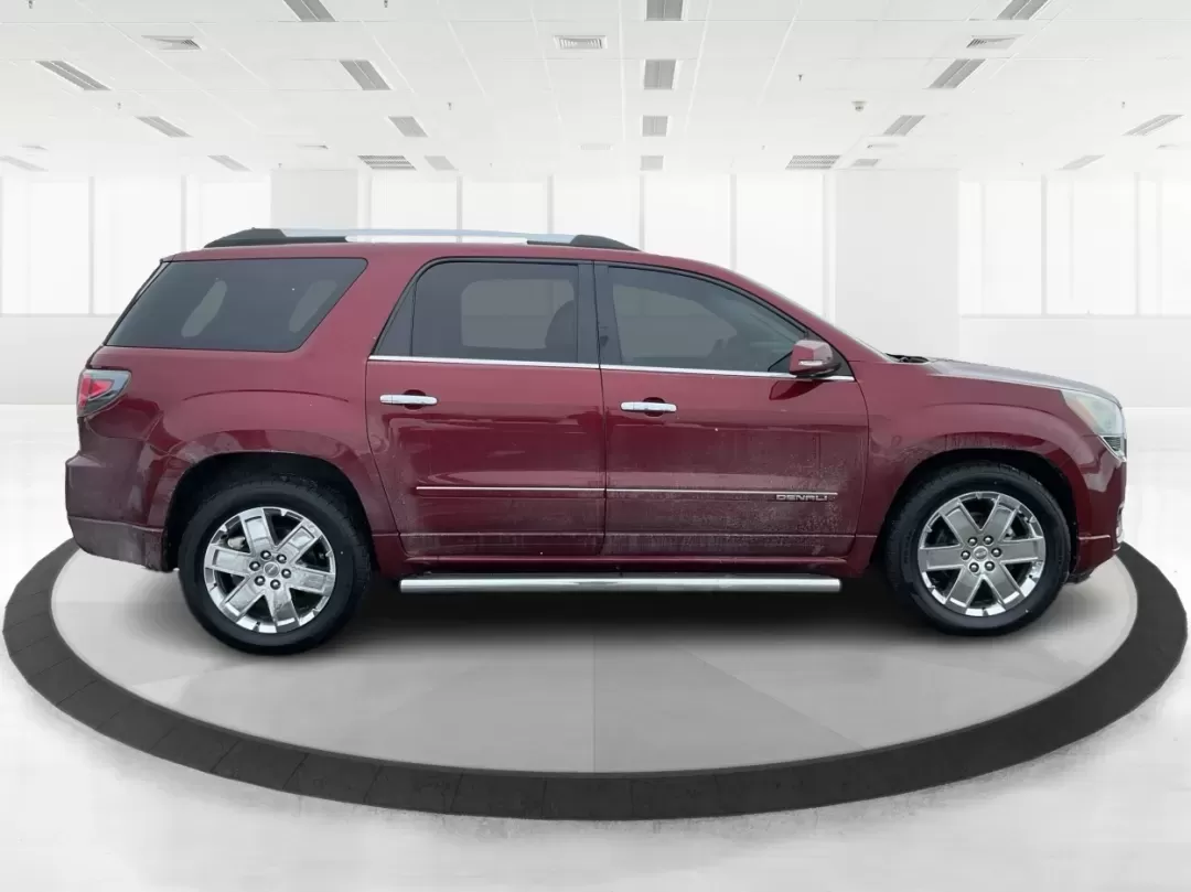 2016 GMC Acadia Denali (1GKKRTKD1GJ) with an 3.6L V-6 gasoline direct injection engine, 6-Speed Automatic transmission, located at 880 E. National Road, Vandalia, OH, 45377, (937) 908-9800, 39.891918, -84.183594 - Road-trip ready for the whole crew and comfortable enough for the daily grind, this 2016 GMC Acadia Denali is the kind of SUV that fits real life-school drop-offs, long commutes to Dayton, weekend runs up I75, and family getaways with luggage, snacks, and everyone's gear. Finished in eye-catching Cr - Photo#1