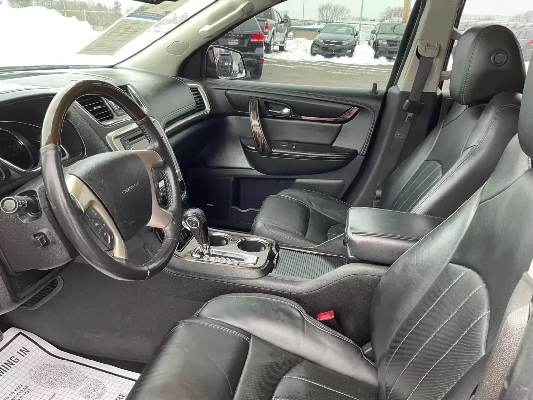 2016 GMC Acadia Denali (1GKKRTKD1GJ) with an 3.6L V-6 gasoline direct injection engine, 6-Speed Automatic transmission, located at 880 E. National Road, Vandalia, OH, 45377, (937) 908-9800, 39.891918, -84.183594 - Road-trip ready for the whole crew and comfortable enough for the daily grind, this 2016 GMC Acadia Denali is the kind of SUV that fits real life-school drop-offs, long commutes to Dayton, weekend runs up I75, and family getaways with luggage, snacks, and everyone's gear. Finished in eye-catching Cr - Photo#8