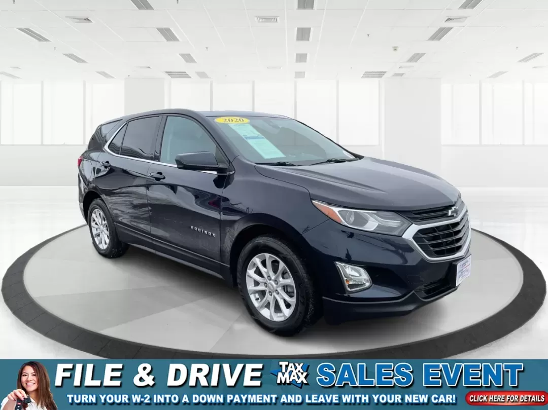 2020 Chevrolet Equinox FWD LT 1.5L Turbo (3GNAXKEV3LS) with an 1.5L I-4 gasoline direct injection engine, 6A transmission, located at 880 E. National Road, Vandalia, OH, 45377, (937) 908-9800, 39.891918, -84.183594 - Picture your next week: a smooth I75 commute, school drop-offs with room for backpacks and groceries, and an easy weekend escape to the National Museum of the U.S. Air Force-without driving something bulky or hard on fuel. This 2020 Chevrolet Equinox LT is the kind of practical, comfortable SUV that - Photo#0