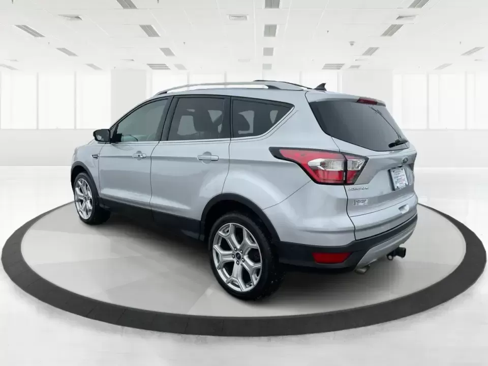 2018 Ford Escape Titanium (1FMCU9J97JU) with an EcoBoost 2L I-4 gasoline direct injection engine, 6A transmission, located at 1230 East Main St, Xenia, OH, 45385, (937) 908-9800, 39.688026, -83.910172 - Need an SUV that can handle Ohio weather, daily commutes, and weekend getaways without feeling like a compromise? This 2018 Ford Escape Titanium 4WD in Ingot Silver Metallic is built for real life in Troy-whether you're shuttling kids across town, driving a long commute down I-75, or loading up for - Photo#4
