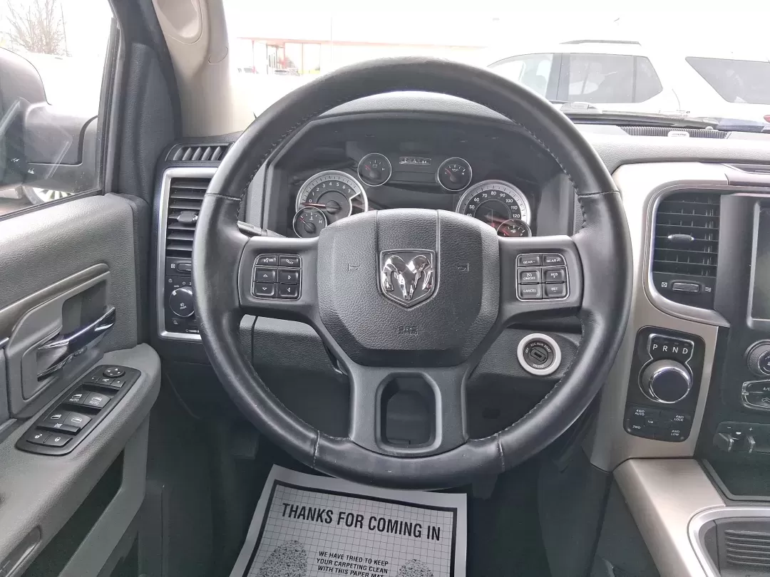 2016 Ram 1500 Big Horn (3C6RR7LT8GG) with an 5.7L V8 OHV 16V engine, 6A transmission, located at 4508 South Dixie Dr, Moraine, OH, 45439, (937) 908-9800, 39.689976, -84.218452 - Picture your next Saturday: you've got the boat hitched up, the cooler packed, and the whole crew riding comfortably to Caesar Creek-then Monday morning it's back to the commute with confidence in any Ohio weather. This 2016 Ram 1500 Big Horn Crew Cab 4WD is built for real life in Moraine: hauling, - Photo#15