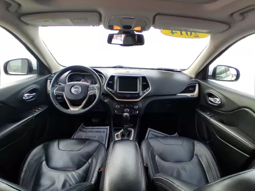 2014 Jeep Cherokee Limited (1C4PJLDB5EW) with an 2.4L L4 DOHC 16V engine, 9-Speed Automatic transmission, located at 401 Woodman Dr, Riverside, OH, 45431, (937) 908-9800, 39.760899, -84.123421 - Picture your next Ohio weekend: loading up the cooler, pointing the hood toward Eastwood MetroPark, and cruising I-675 or US35 with room for friends, gear, and comfort. This 2014 Jeep Cherokee Limited is the kind of crossover that fits real life in Riverside-school runs, long commutes to Wright-Patt - Photo#21