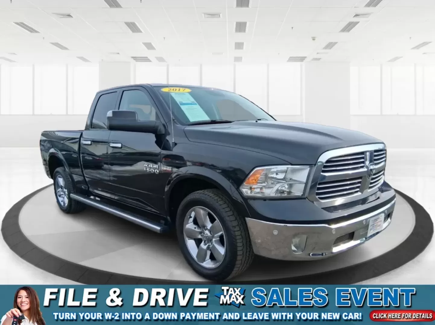 2017 Ram 1500 Big Horn Quad Cab 4x4 6'4 Box (1C6RR7GT3HS) with an 5.7L V8 OHV 16V engine, 8A transmission, located at 8750 N County Rd 25A, Piqua, OH, 45356, (937) 908-9800, 40.164391, -84.232513 - Need a truck that can handle Ohio winters, weekend projects, and the kind of road trips that start with a full cooler and end at Indian Lake? This 2017 Ram 1500 Big Horn Quad Cab 4x4 is built for real life-commuters who want confidence in bad weather, families who need space for everyone's gear, and - Photo#0