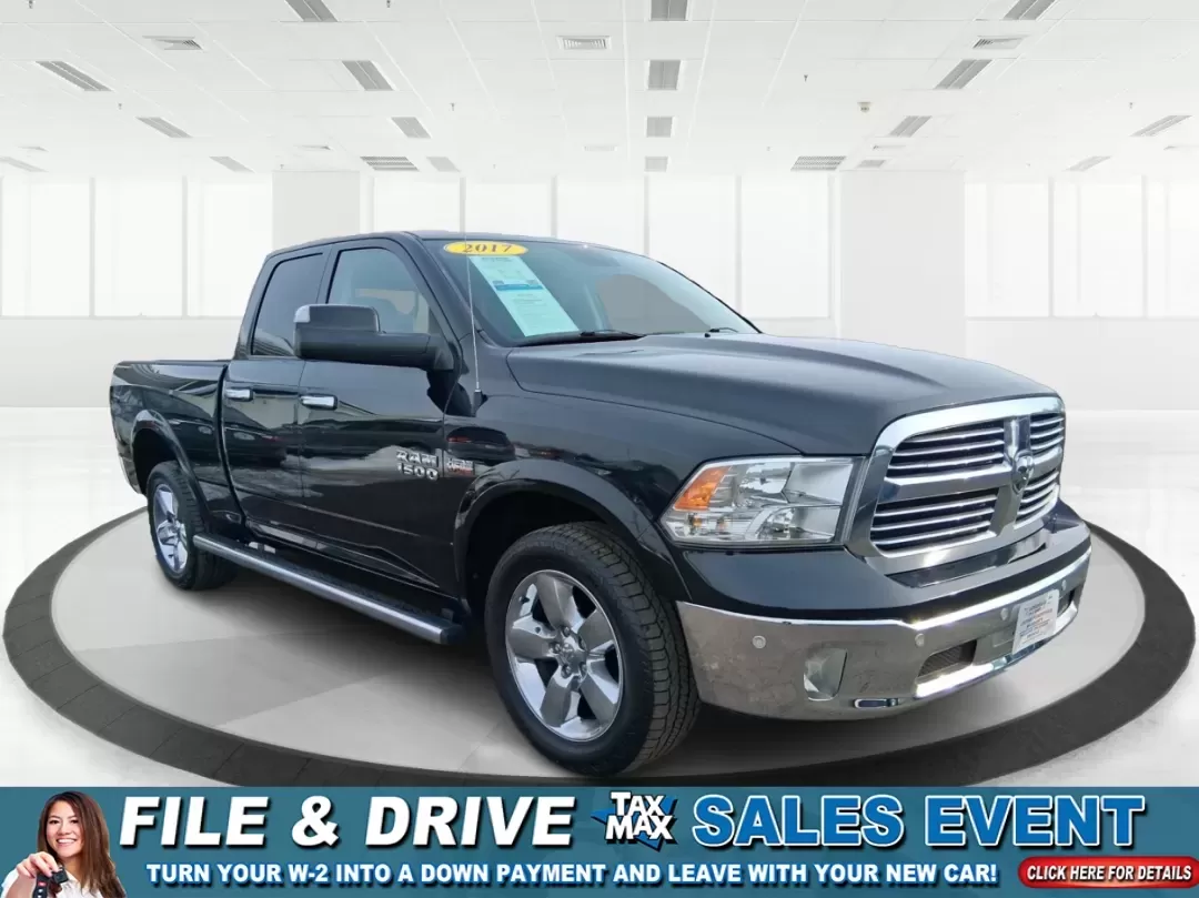 2017 Ram 1500 Big Horn Quad Cab 4x4 6'4 Box (1C6RR7GT3HS) with an Other engine, located at 8750 N County Rd 25A, Piqua, OH, 45356, (937) 908-9800, 40.164391, -84.232513 - Need a truck that can handle Ohio winters, weekend projects, and the kind of road trips that start with a full cooler and end at Indian Lake? This 2017 Ram 1500 Big Horn Quad Cab 4x4 is built for real life-commuters who want confidence in bad weather, families who need space for everyone's gear, and - Photo#0