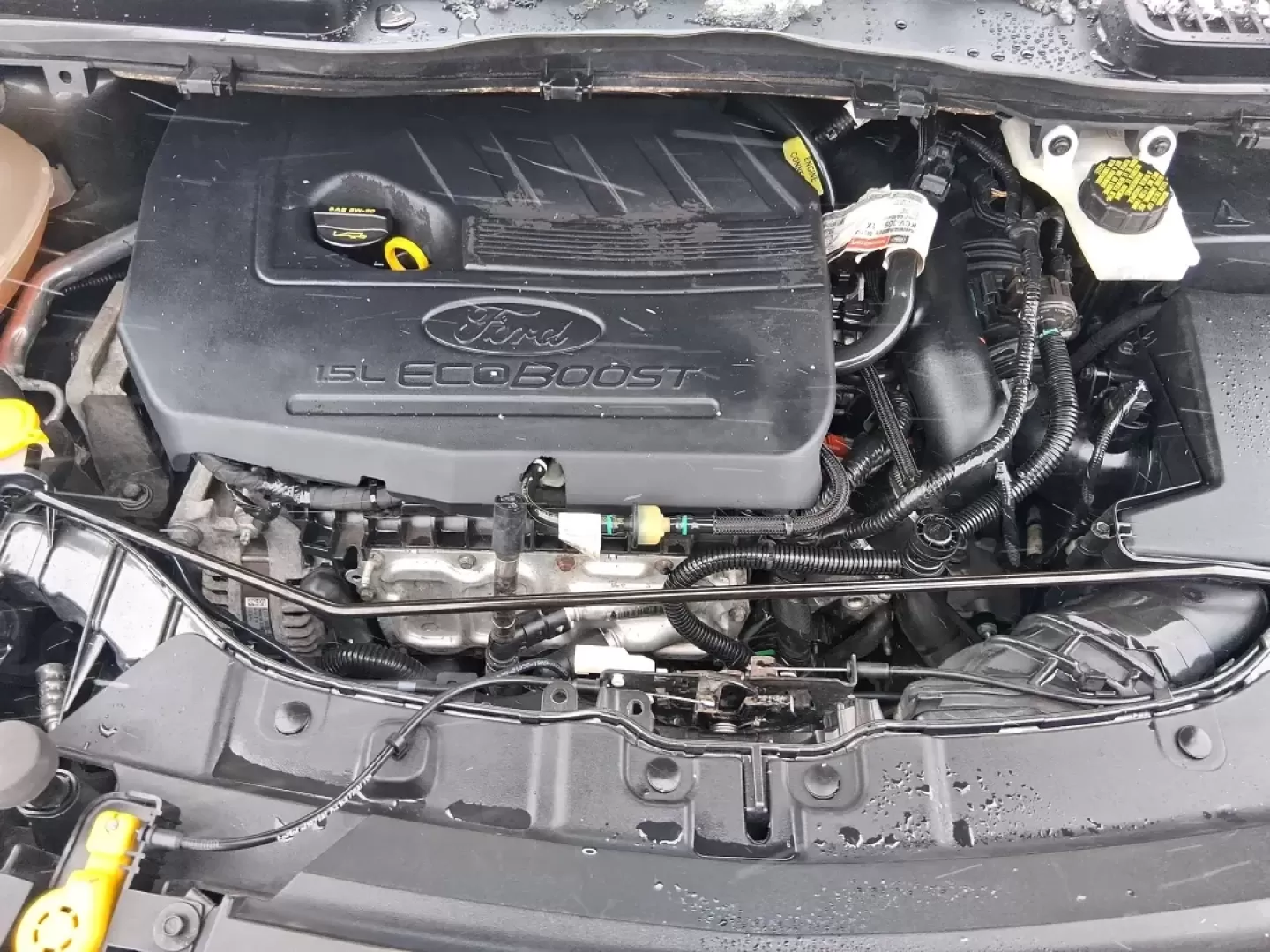 2017 Ford Escape SE (1FMCU9GD3HU) with an 1.5L L4 DOHC 16V engine, 6A transmission, located at 401 Woodman Dr, Riverside, OH, 45431, (937) 908-9800, 39.760899, -84.123421 - Need one SUV that can handle the weekday commute, school drop-offs, and a quick weekend escape to Eastwood MetroPark without blinking? This 2017 Ford Escape SE in Magnetic Metallic is built for real life in the Miami Valley-easy to park, confident in rough weather, and comfortable enough for long st - Photo#11