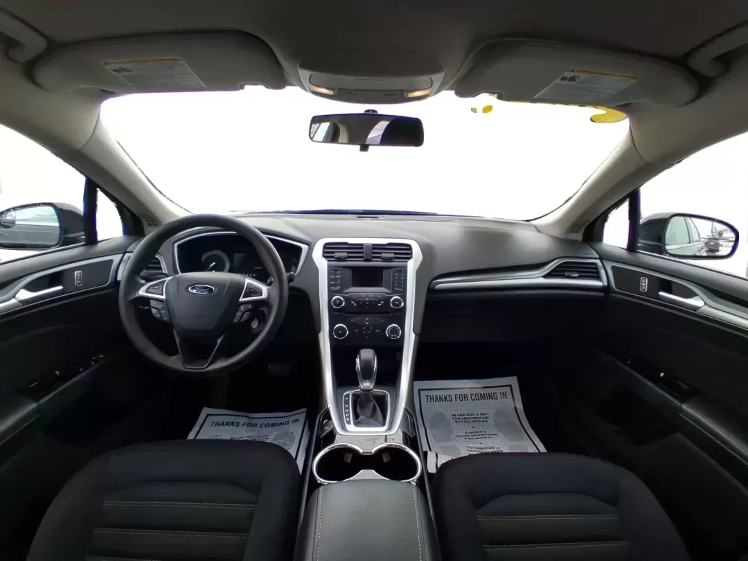 2014 Ford Fusion SE (1FA6P0H77E5) with an 2.5L L4 DOHC 16V engine, Automatic transmission, located at 880 E. National Road, Vandalia, OH, 45377, (937) 908-9800, 39.891918, -84.183594 - Need a dependable sedan for the daily commute up I75, school drop-offs around Vandalia-Butler City Schools, and comfortable weekend drives to the National Museum of the U.S. Air Force? This 2014 Ford Fusion SE is built for real life-smooth on longer stretches of E. National Road, easy to park for er - Photo#22