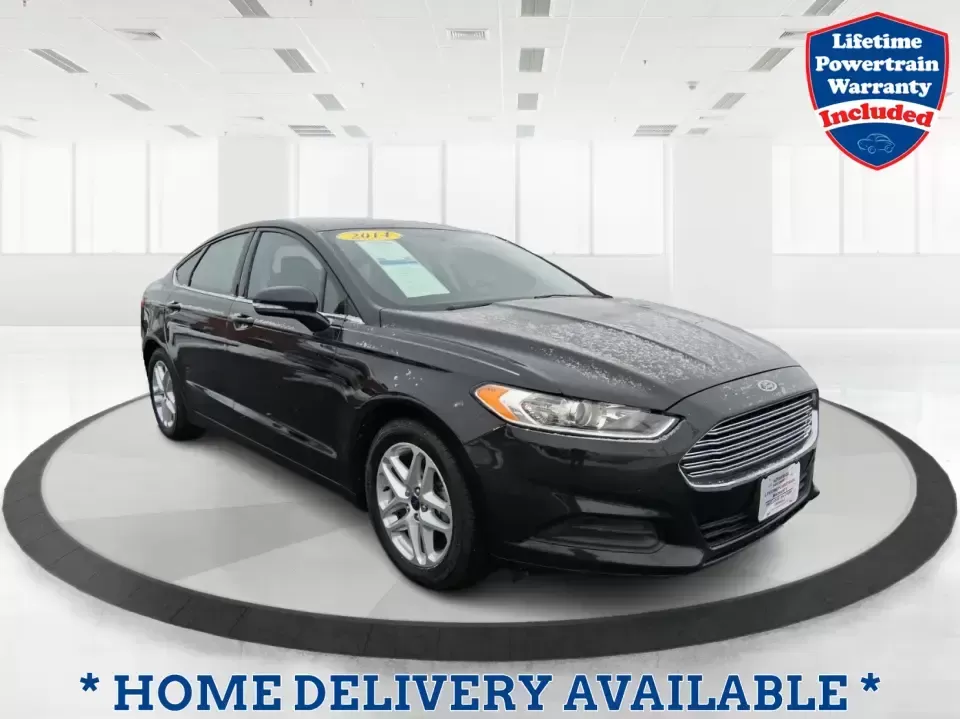 2014 Ford Fusion SE (1FA6P0H77E5) with an 2.5L L4 DOHC 16V engine, Automatic transmission, located at 1230 East Main St, Xenia, OH, 45385, (937) 908-9800, 39.688026, -83.910172 - Need a dependable sedan for the daily commute up I75, school drop-offs around Vandalia-Butler City Schools, and comfortable weekend drives to the National Museum of the U.S. Air Force? This 2014 Ford Fusion SE is built for real life-smooth on longer stretches of E. National Road, easy to park for er - Photo#0