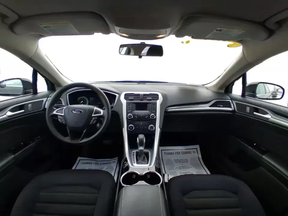 2014 Ford Fusion SE (1FA6P0H77E5) with an 2.5L L4 DOHC 16V engine, Automatic transmission, located at 1230 East Main St, Xenia, OH, 45385, (937) 908-9800, 39.688026, -83.910172 - Need a dependable sedan for the daily commute up I75, school drop-offs around Vandalia-Butler City Schools, and comfortable weekend drives to the National Museum of the U.S. Air Force? This 2014 Ford Fusion SE is built for real life-smooth on longer stretches of E. National Road, easy to park for er - Photo#22