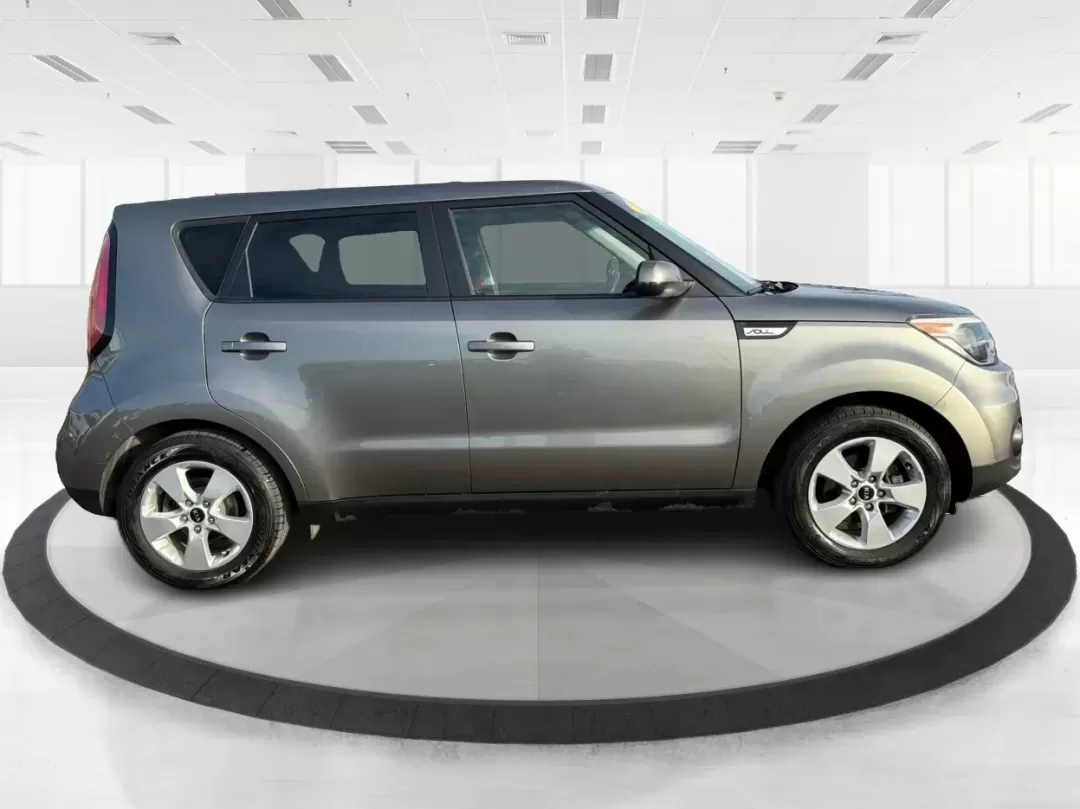 2018 Kia Soul Base (KNDJN2A22J7) with an 1.6L L4 DOHC 16V engine, 6M transmission, located at 1184 Kauffman Ave, Fairborn, OH, 45324, (937) 908-9800, 39.807072, -84.030914 - Need a practical daily driver that can handle the school run, the work commute, and spontaneous weekend trips without draining your budget? This 2018 Kia Soul Base in sleek Gray is the kind of easy-to-live-with hatchback that fits real life in Fairborn-roomy for friends or family, simple to park dow - Photo#1