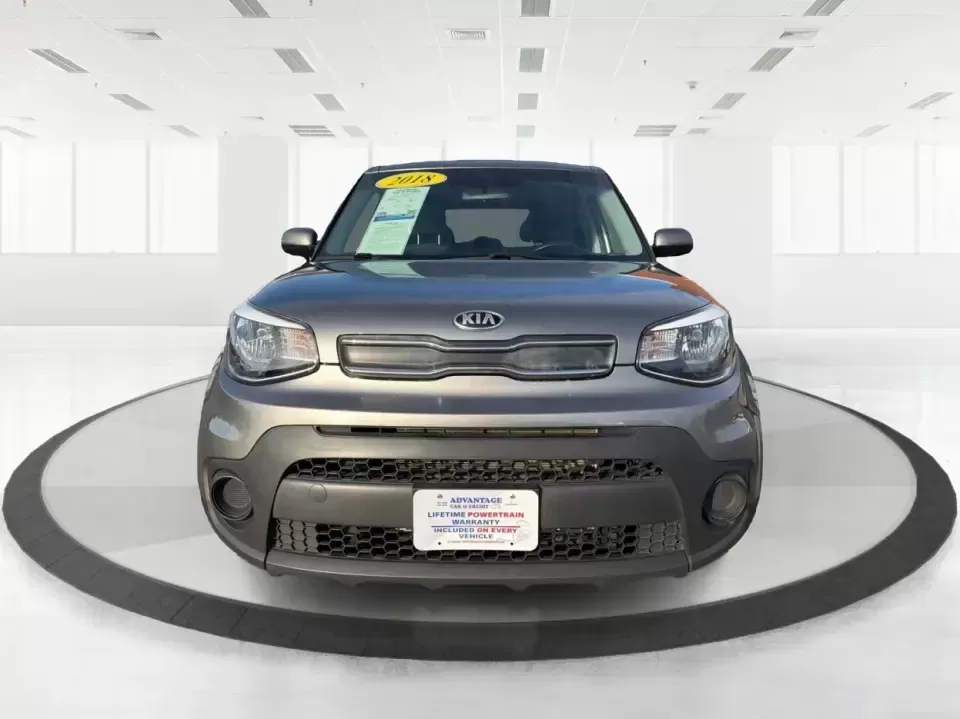 2018 Kia Soul Base (KNDJN2A22J7) with an 1.6L L4 DOHC 16V engine, 6M transmission, located at 880 E. National Road, Vandalia, OH, 45377, (937) 908-9800, 39.891918, -84.183594 - Need a practical daily driver that can handle the school run, the work commute, and spontaneous weekend trips without draining your budget? This 2018 Kia Soul Base in sleek Gray is the kind of easy-to-live-with hatchback that fits real life in Fairborn-roomy for friends or family, simple to park dow - Photo#7