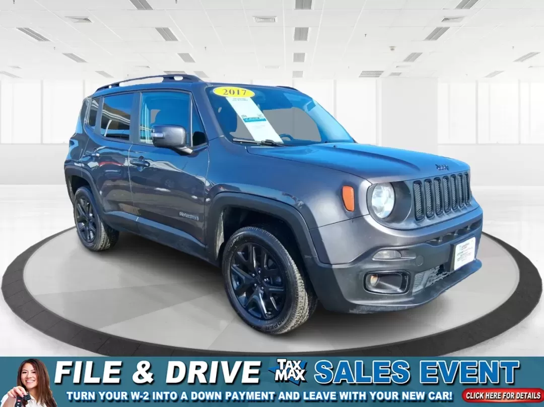 2017 Jeep Renegade Altitude 4x4 (ZACCJBBB7HP) with an 2.4L L4 DOHC 16V engine, 6M transmission, located at 4508 South Dixie Dr, Moraine, OH, 45439, (937) 908-9800, 39.689976, -84.218452 - Weekend escapes, snowy commutes, and everyday errands feel easier when your vehicle is compact enough for tight parking yet confident enough for rougher Ohio weather. This **2017 Jeep Renegade Altitude 4x4** is built for drivers who want SUV versatility in a city-friendly crossover-whether you're he - Photo#0