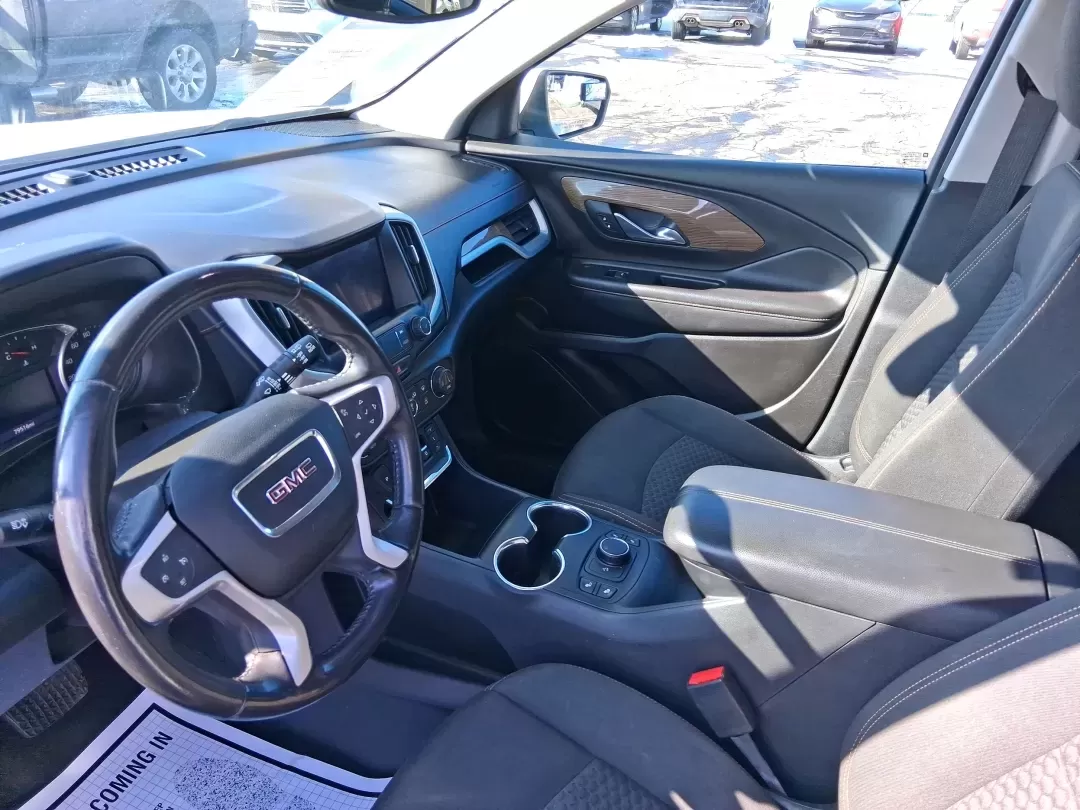 2019 GMC Terrain SLE (3GKALMEV4KL) with an 1.4L L4 DOHC 16V TURBO engine, 6A transmission, located at 1184 Kauffman Ave, Fairborn, OH, 45324, (937) 908-9800, 39.807072, -84.030914 - Picture your next week: easy commuting to Wright-Patterson AFB, grocery runs that don't feel like a puzzle, and a weekend escape to John Bryan State Park with room for everyone and everything. This 2019 GMC Terrain SLE in Summit White is the kind of practical, comfortable SUV that fits real life in - Photo#8