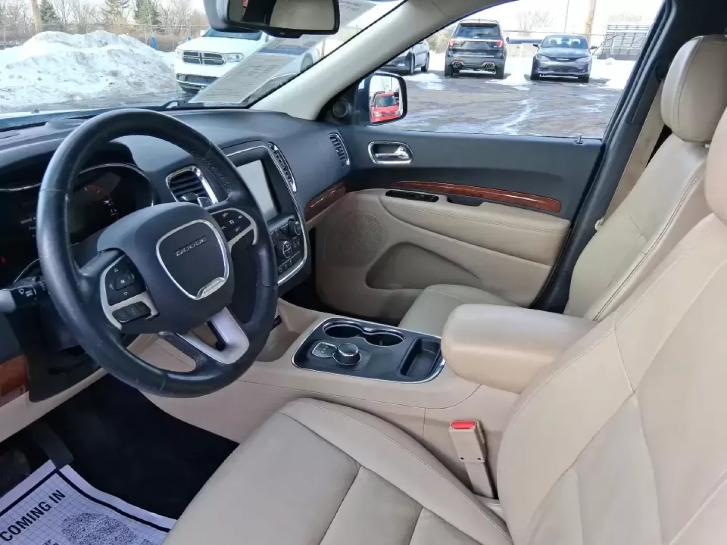 2015 Dodge Durango Limited (1C4RDJDG8FC) with an 3.6L V6 DOHC 24V engine, 8-Speed Automatic transmission, located at 1230 East Main St, Xenia, OH, 45385, (937) 908-9800, 39.688026, -83.910172 - Pack up the kids, load the cooler, and point the nose toward a weekend getaway-this 2015 Dodge Durango Limited is the kind of SUV that makes everyday life in West Central Ohio easier, from school drop-offs to road trips and everything in between. With confident 4WD/AWD capability, three-row flexibil - Photo#9