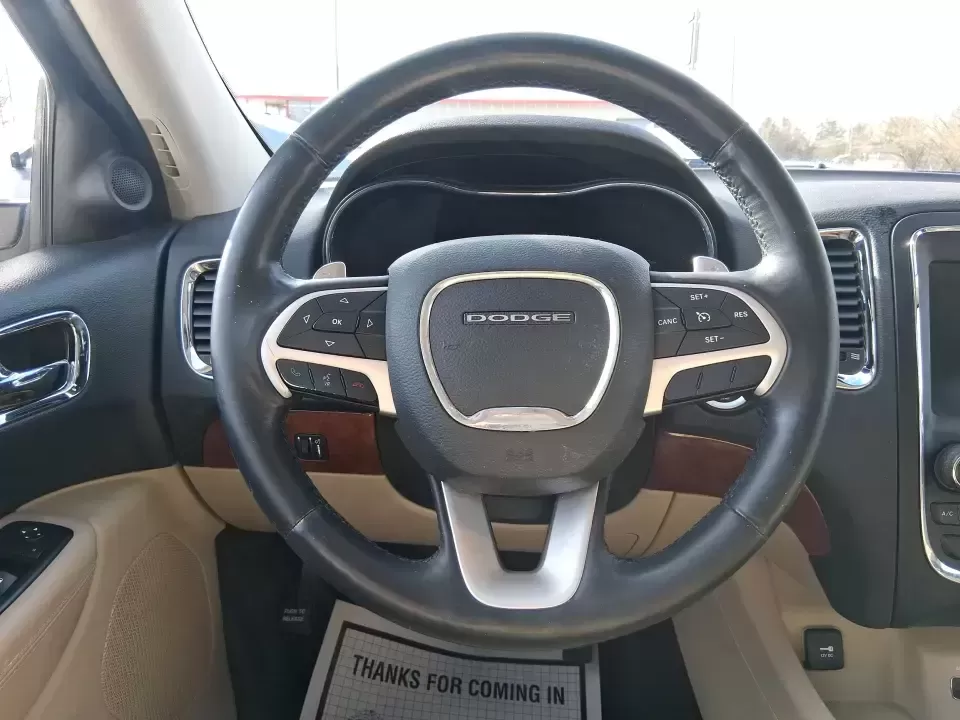 2015 Dodge Durango Limited (1C4RDJDG8FC) with an 3.6L V6 DOHC 24V engine, 8-Speed Automatic transmission, located at 1230 East Main St, Xenia, OH, 45385, (937) 908-9800, 39.688026, -83.910172 - Pack up the kids, load the cooler, and point the nose toward a weekend getaway-this 2015 Dodge Durango Limited is the kind of SUV that makes everyday life in West Central Ohio easier, from school drop-offs to road trips and everything in between. With confident 4WD/AWD capability, three-row flexibil - Photo#16