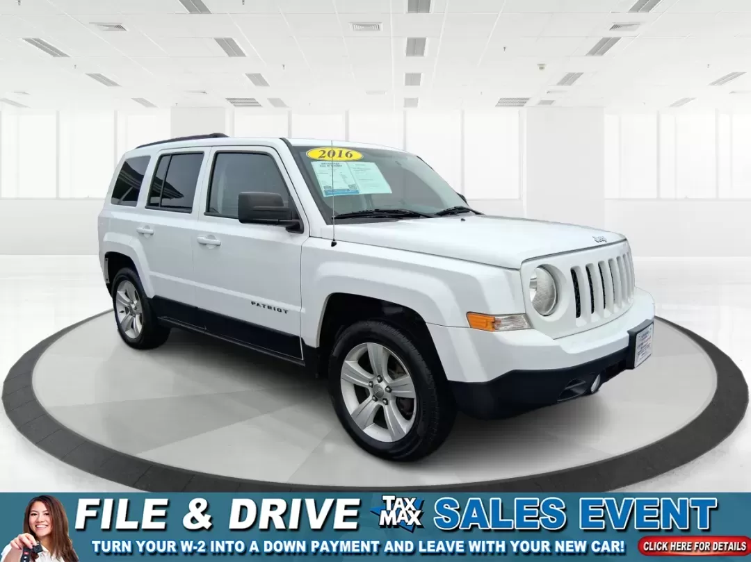 2016 Jeep Patriot Latitude (1C4NJPFA8GD) with an 2.0L L4 DOHC 16V engine, located at 1951 S Dayton Lakeview Rd., New Carlisle, OH, 45344, (937) 908-9800, 39.890999, -84.050255 - Picture your next weekend escape: loading up the gear, pointing the hood toward John Bryan State Park or a day trip to Dayton, and enjoying the confident, go-anywhere feel that makes a Jeep a Jeep. This **2016 Jeep Patriot Latitude** is a smart fit for commuters, first-time buyers, and budget-consci - Photo#0