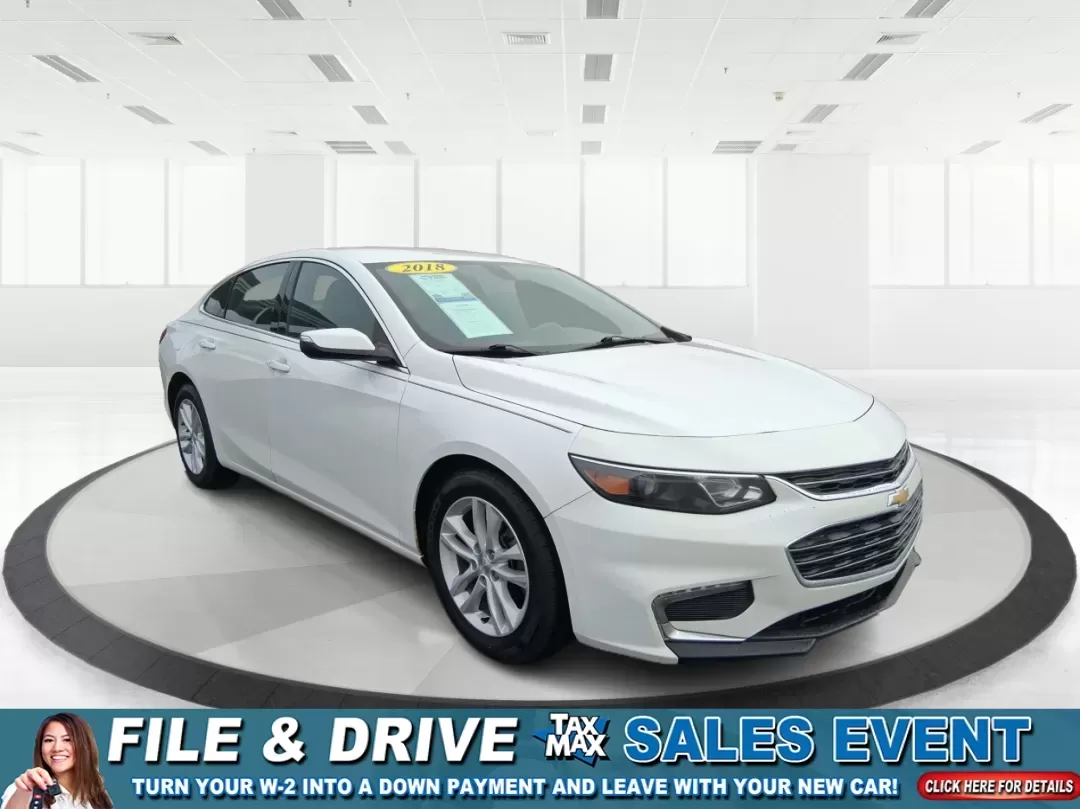 2018 Chevrolet Malibu LT (1G1ZD5ST9JF) with an ECOTEC 1.5L I-4 gasoline direct injection engine, 6A transmission, located at 4508 South Dixie Dr, Moraine, OH, 45439, (937) 908-9800, 39.689976, -84.218452 - Need a dependable commuter that still feels comfortable for date night in the Oregon District, errands around Dayton Mall, or a quick weekend drive up I75? This 2018 Chevrolet Malibu LT is a smart, real-world sedan that fits busy schedules-easy to park, smooth on long stretches of South Dixie Drive, - Photo#0