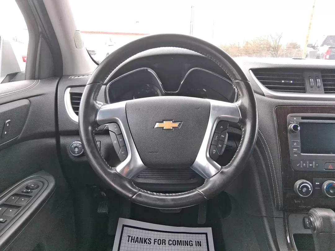 2017 Chevrolet Traverse 1LT (1GNKRGKD2HJ) with an 3.6L V-6 gasoline direct injection engine, 6A transmission, located at 1230 East Main St, Xenia, OH, 45385, (937) 908-9800, 39.688026, -83.910172 - Need one vehicle that can handle school drop-offs, long commutes to Dayton, and weekend road trips to Caesar Creek State Park without feeling cramped? This **2017 Chevrolet Traverse 1LT** is built for real-life Ohio schedules-roomy for growing families, comfortable for daily driving, and versatile e - Photo#15