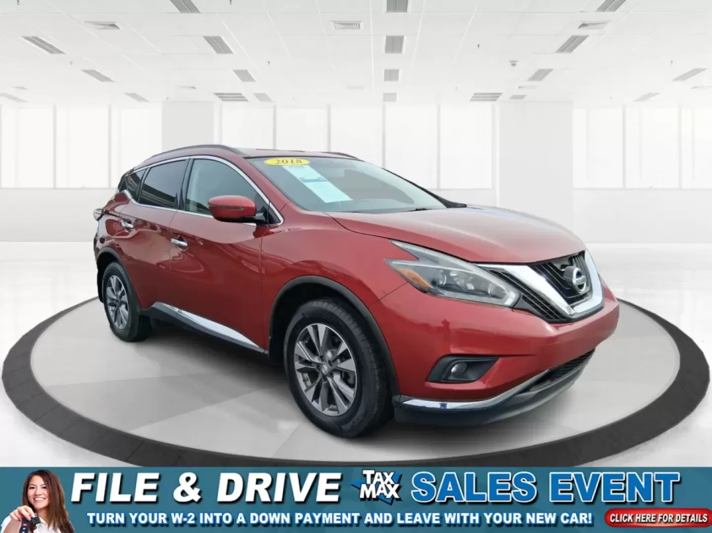 2018 Nissan Murano SV (5N1AZ2MH5JN) with an 3.5L V-6 DOHC engine, CVT transmission, located at 1184 Kauffman Ave, Fairborn, OH, 45324, (937) 908-9800, 39.807072, -84.030914 - Road trips to Yellow Springs, daily commutes down I675, or weekend errands between Wright-Patt and Fairfield Commons-this 2018 Nissan Murano SV is the kind of comfortable, confidence-inspiring SUV that fits real life in Fairborn. With its bold Cayenne Red Metallic finish, roomy cabin, and smart tech - Photo#0