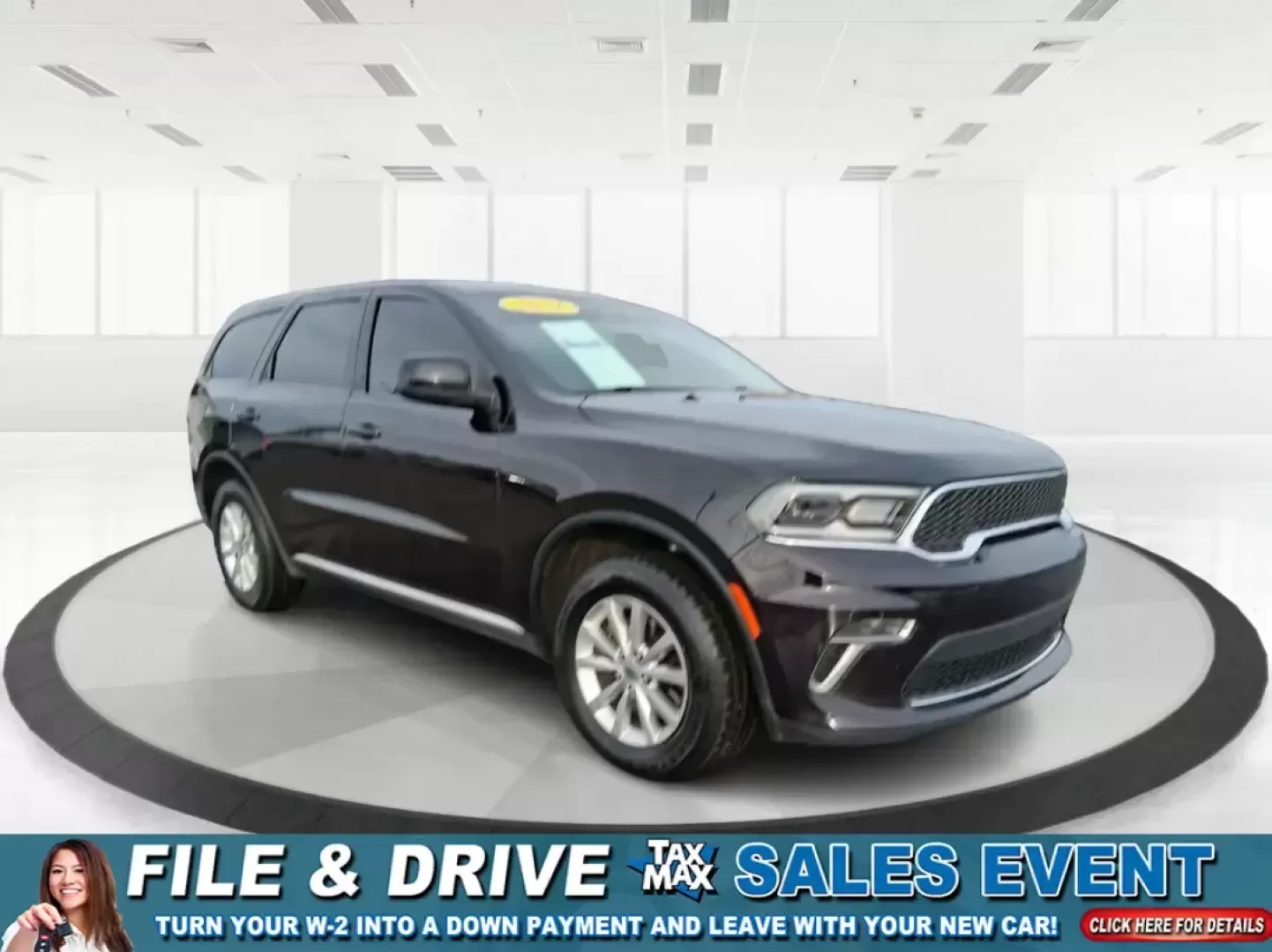 2021 Dodge Durango SXT AWD (1C4RDJAG4MC) with an Pentastar 3.6L V-6 DOHC engine, 8A transmission, located at 1099 N County Rd 25A , Troy, OH, 45373, (937) 908-9800, 40.057079, -84.212883 - Picture your next road trip out of Troy: the kids buckled in, playlists queued, and plenty of room for coolers, sports gear, or weekend luggage-without giving up confident all-weather traction. This 2021 Dodge Durango SXT AWD is built for real life in Ohio, whether you're commuting toward Dayton, ta - Photo#0