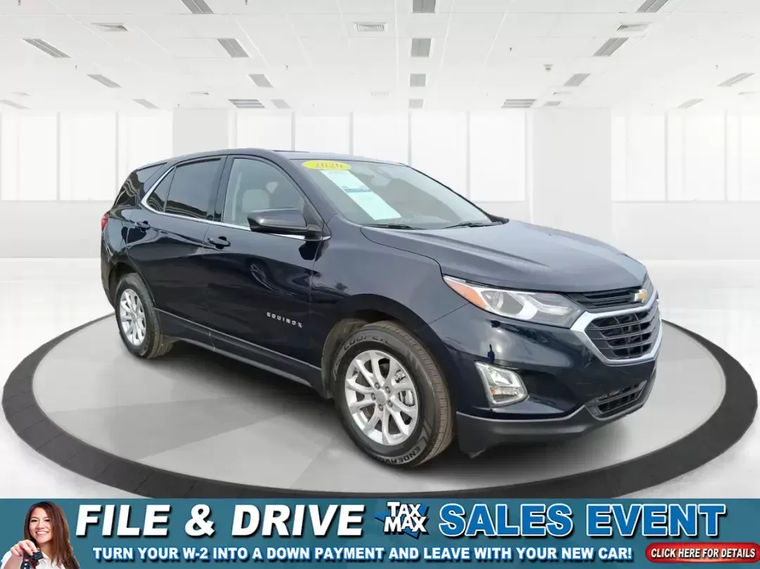 2020 Chevrolet Equinox FWD LT 1.5L Turbo (3GNAXKEV7LS) with an 1.5L I-4 gasoline direct injection engine, 6A transmission, located at 1184 Kauffman Ave, Fairborn, OH, 45324, (937) 908-9800, 39.807072, -84.030914 - Picture your next week going smoother: school drop-offs, I675 commutes, grocery runs, and spontaneous weekend escapes to Yellow Springs-handled in one comfortable, efficient SUV that fits real life. This **2020 Chevrolet Equinox LT (FWD) 1.5L Turbo** in **Pacific Blue Metallic** is a smart choice fo - Photo#0