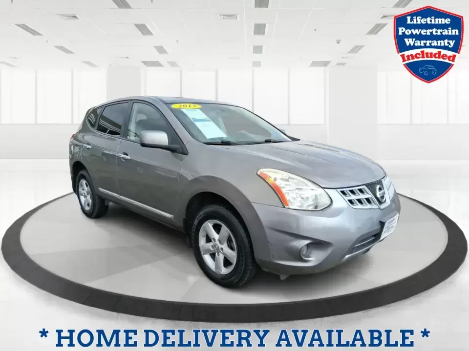 2013 Nissan Rogue S (JN8AS5MV5DW) with an 2.5L I-4 DOHC engine, Continuously Variable Transmission transmission, located at 8750 N County Rd 25A, Piqua, OH, 45356, (937) 908-9800, 40.164391, -84.232513 - 2013 Nissan Rogue S - Photo#0