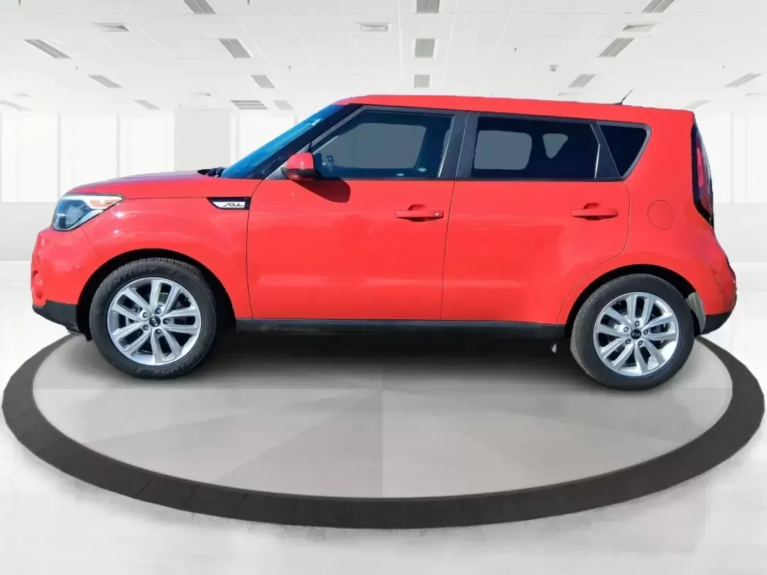2018 Kia Soul + (KNDJP3A58J7) with an 2L I-4 gasoline direct injection engine, 6A transmission, located at 401 Woodman Dr, Riverside, OH, 45431, (937) 908-9800, 39.760899, -84.123421 - Need a dependable commuter that's easy to park in tight lots, roomy enough for Costco runs, and fun for weekend escapes to the MetroParks? This 2018 Kia Soul + in eye-catching Inferno Red fits the Riverside lifestyle perfectly-whether you're cruising along Woodman Dr, hopping on I-675 for a long com - Photo#5