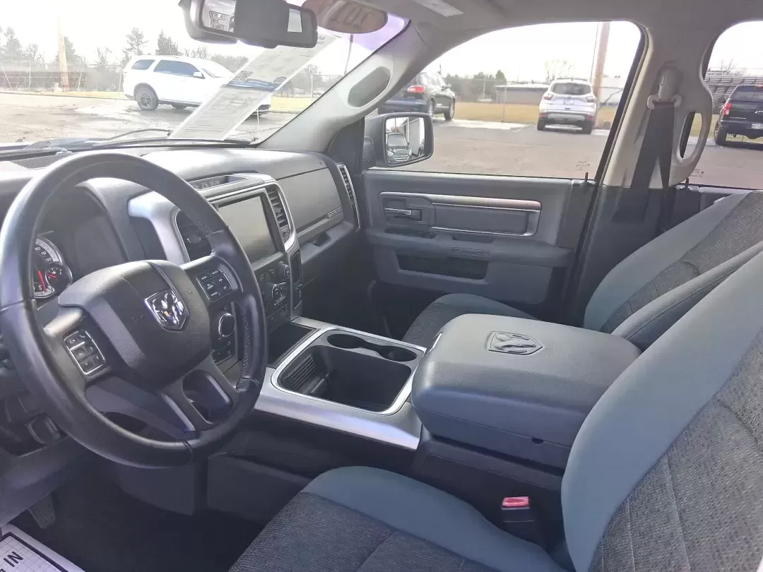 2016 Ram 1500 Lone Star (1C6RR7LT7GS) with an 5.7L V8 OHV 16V engine, 6A transmission, located at 401 Woodman Dr, Riverside, OH, 45431, (937) 908-9800, 39.760899, -84.123421 - Built for Midwest workweeks and weekend getaways, this 2016 Ram 1500 Lone Star Crew Cab is the kind of truck that fits real life in Riverside, Ohio-whether you're hauling gear for a home project, towing the toys for a trip out toward the Miami Valley, or loading up the family for a long road day on - Photo#9