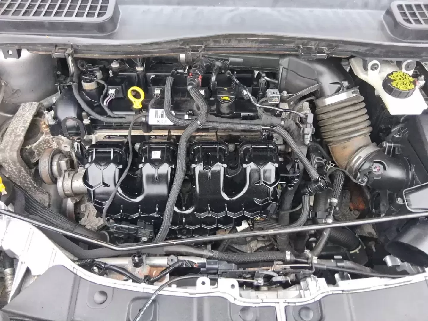 2017 Ford Escape Titanium (1FMCU9J9XHU) with an 2.0L L4 DOHC 16V engine, 6A transmission, located at 401 Woodman Dr, Riverside, OH, 45431, (937) 908-9800, 39.760899, -84.123421 - Picture your next Ohio weekend: a comfortable SUV loaded with gear, cruising down I-75 for a quick Dayton outing, then turning toward the MetroParks for a hike-without worrying about winter weather, tight parking lots, or long-drive fatigue. This 2017 Ford Escape Titanium is built for real life in M - Photo#11