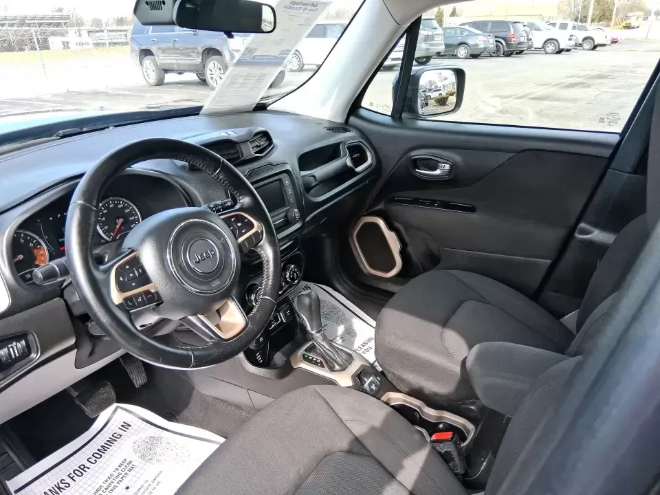 2017 Jeep Renegade Latitude 4x4 (ZACCJBBB3HP) with an 2.4L L4 DOHC 16V engine, 6M transmission, located at 1099 N County Rd 25A , Troy, OH, 45373, (937) 908-9800, 40.057079, -84.212883 - Weekend adventures don't have to wait for perfect credit. If you want a compact SUV that's easy to park for daily errands, confident in Ohio weather, and ready for a quick getaway to Indian Lake or a scenic drive through Miami County backroads, this **2017 Jeep Renegade Latitude 4x4** is built for r - Photo#9