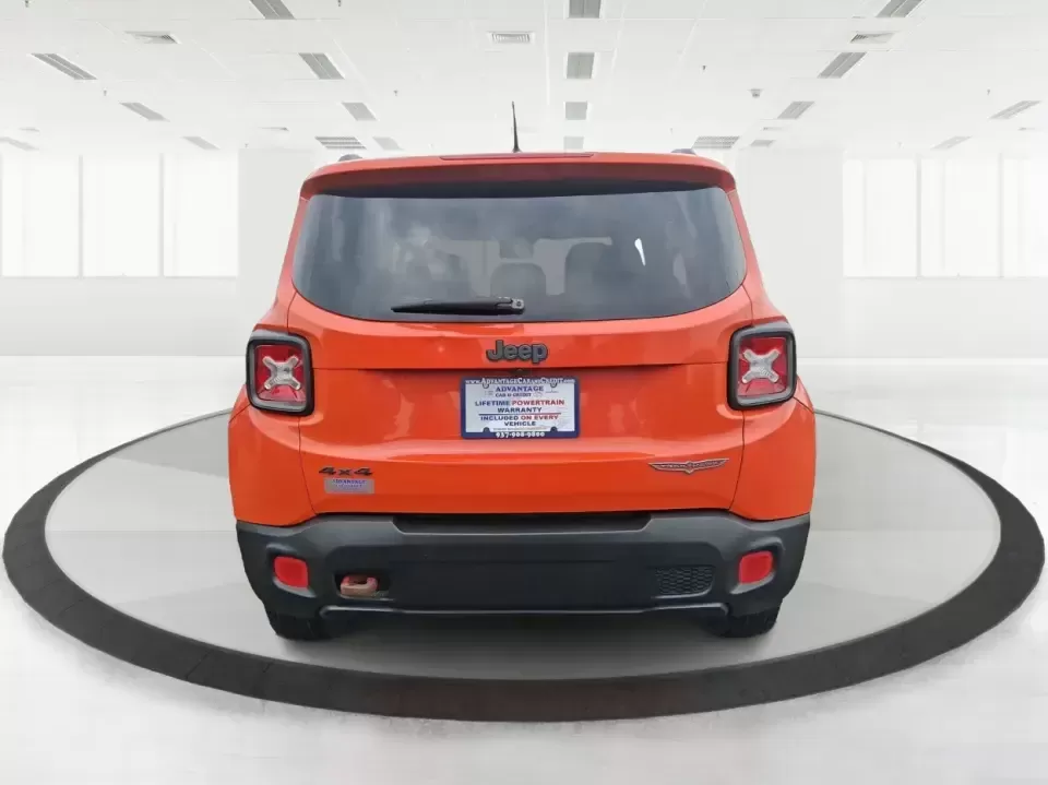 2016 Jeep Renegade Trailhawk (ZACCJBCT5GP) with an Tigershark MultiAir 2.4L I-4 variable valve contro engine, 9A transmission, located at 4508 South Dixie Dr, Moraine, OH, 45439, (937) 908-9800, 39.689976, -84.218452 - Weekend escapes, snowy commutes, and everyday errands feel easier when your crossover is ready for whatever Ohio throws your way. This **2016 Jeep Renegade Trailhawk** in eye-catching **Omaha Orange** is built for drivers who want real capability in a city-friendly size-perfect for exploring MetroPa - Photo#3