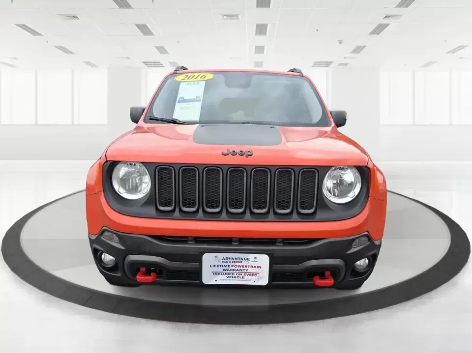 2016 Jeep Renegade Trailhawk (ZACCJBCT5GP) with an Tigershark MultiAir 2.4L I-4 variable valve contro engine, 9A transmission, located at 4508 South Dixie Dr, Moraine, OH, 45439, (937) 908-9800, 39.689976, -84.218452 - Weekend escapes, snowy commutes, and everyday errands feel easier when your crossover is ready for whatever Ohio throws your way. This **2016 Jeep Renegade Trailhawk** in eye-catching **Omaha Orange** is built for drivers who want real capability in a city-friendly size-perfect for exploring MetroPa - Photo#7