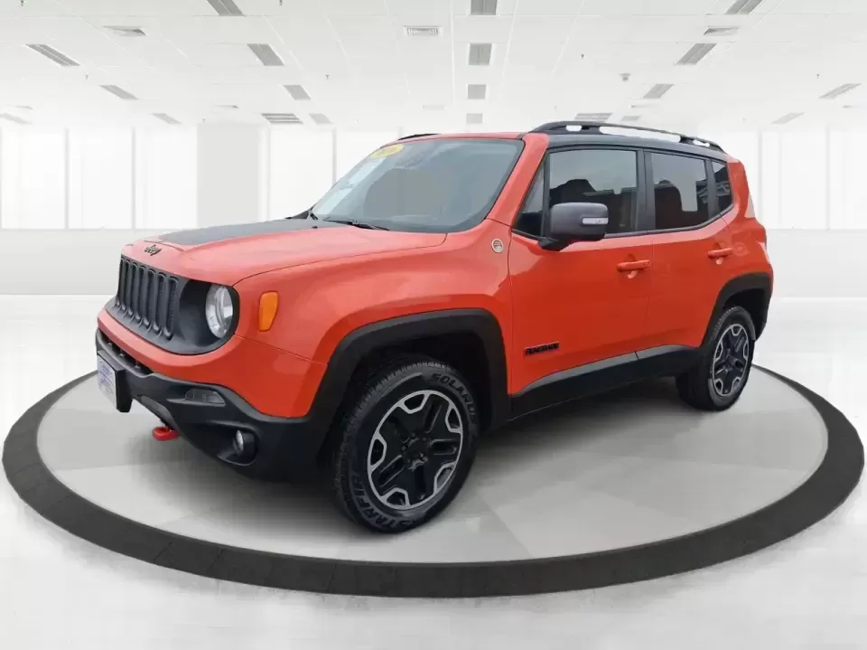 2016 Jeep Renegade Trailhawk (ZACCJBCT5GP) with an Tigershark MultiAir 2.4L I-4 variable valve contro engine, 9A transmission, located at 4508 South Dixie Dr, Moraine, OH, 45439, (937) 908-9800, 39.689976, -84.218452 - Weekend escapes, snowy commutes, and everyday errands feel easier when your crossover is ready for whatever Ohio throws your way. This **2016 Jeep Renegade Trailhawk** in eye-catching **Omaha Orange** is built for drivers who want real capability in a city-friendly size-perfect for exploring MetroPa - Photo#8