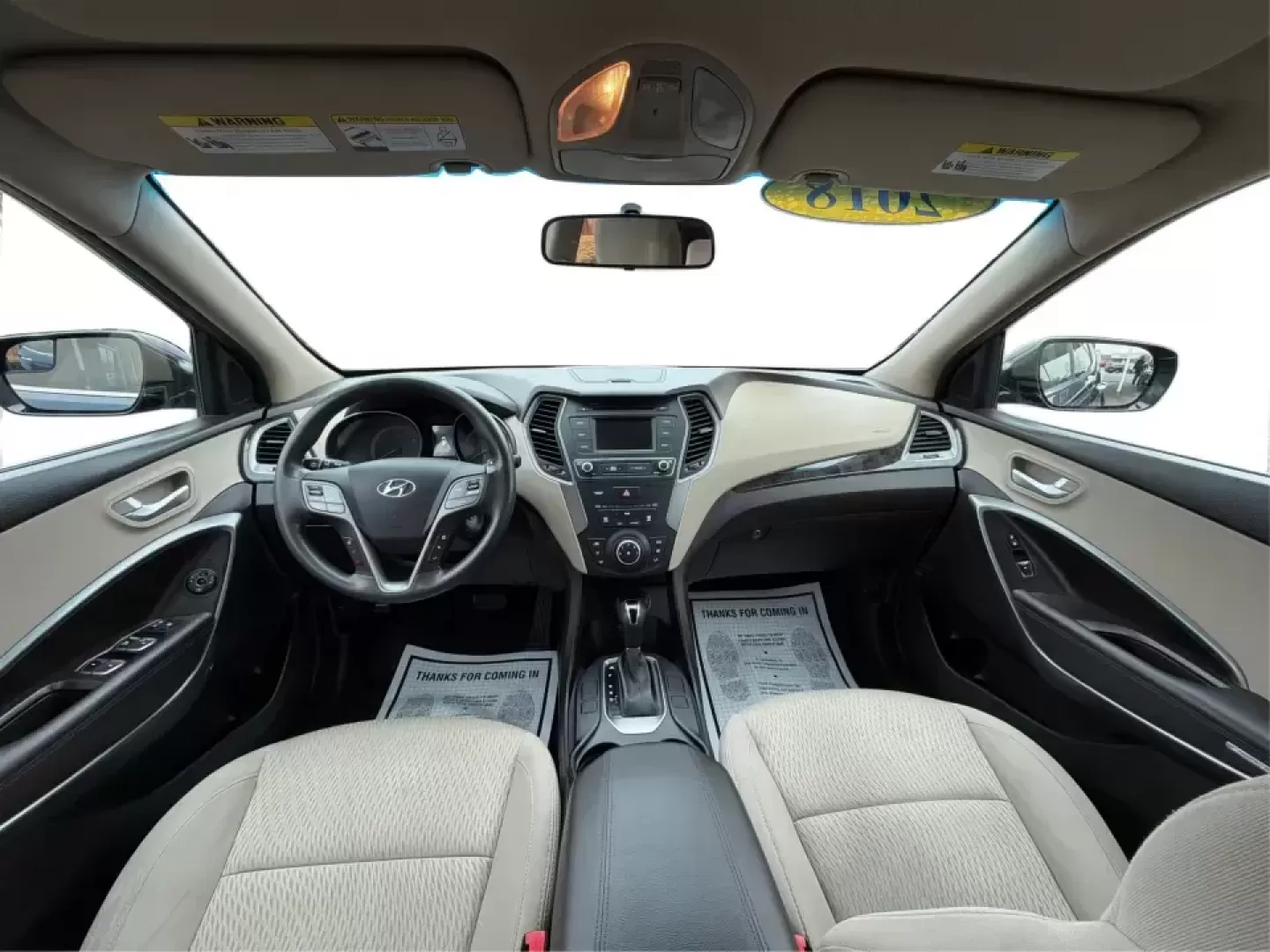 2018 Hyundai Santa Fe 2.4L (5XYZTDLB6JG) with an Theta II 2.4L I-4 gasoline direct injection engine, 6A transmission, located at 8750 N County Rd 25A, Piqua, OH, 45356, (937) 908-9800, 40.164391, -84.232513 - Road trips to Indian Lake, snowy school runs, and everyday commuting up and down I75 feel a lot easier when your SUV is roomy, confident in bad weather, and comfortable for everyone on board. This 2018 Hyundai Santa Fe 2.4L in striking Nightfall Blue is a practical, family-friendly sport utility tha - Photo#22