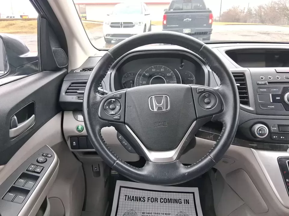 2013 Honda CR-V EX-L (2HKRM4H74DH) with an 2.4L I-4 DOHC engine, 5-Speed Automatic transmission, located at 1184 Kauffman Ave, Fairborn, OH, 45324, (937) 908-9800, 39.807072, -84.030914 - Picture your next weekend: a quick run up I75 for a Dayton Dragons game, a family trip to Treasure Island Park, or a snowy school-morning commute across Troy-without stressing about space, comfort, or traction. This 2013 Honda CRV EXL in Twilight Blue Metallic is the kind of do-it-all SUV that fits - Photo#16