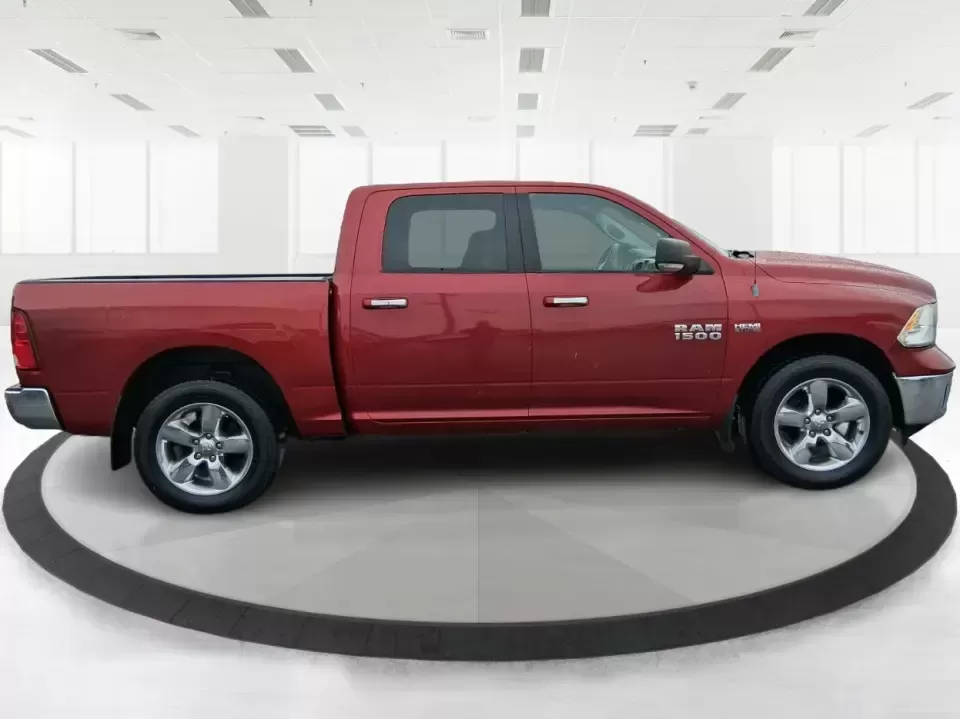 2013 Ram 1500 Big Horn (1C6RR7LT6DS) with an HEMI 5.7L V-8 variable valve control engine, 6-Speed Automatic transmission, located at 880 E. National Road, Vandalia, OH, 45377, (937) 908-9800, 39.891918, -84.183594 - Need a truck that can handle weekday work runs and still feel ready for a spontaneous weekend escape? This Flame Red Clearcoat 2013 Ram 1500 Big Horn Crew Cab is built for real-life Ohio driving-hauling, towing, commuting, and road-tripping with the comfort your passengers will appreciate and the ca - Photo#1
