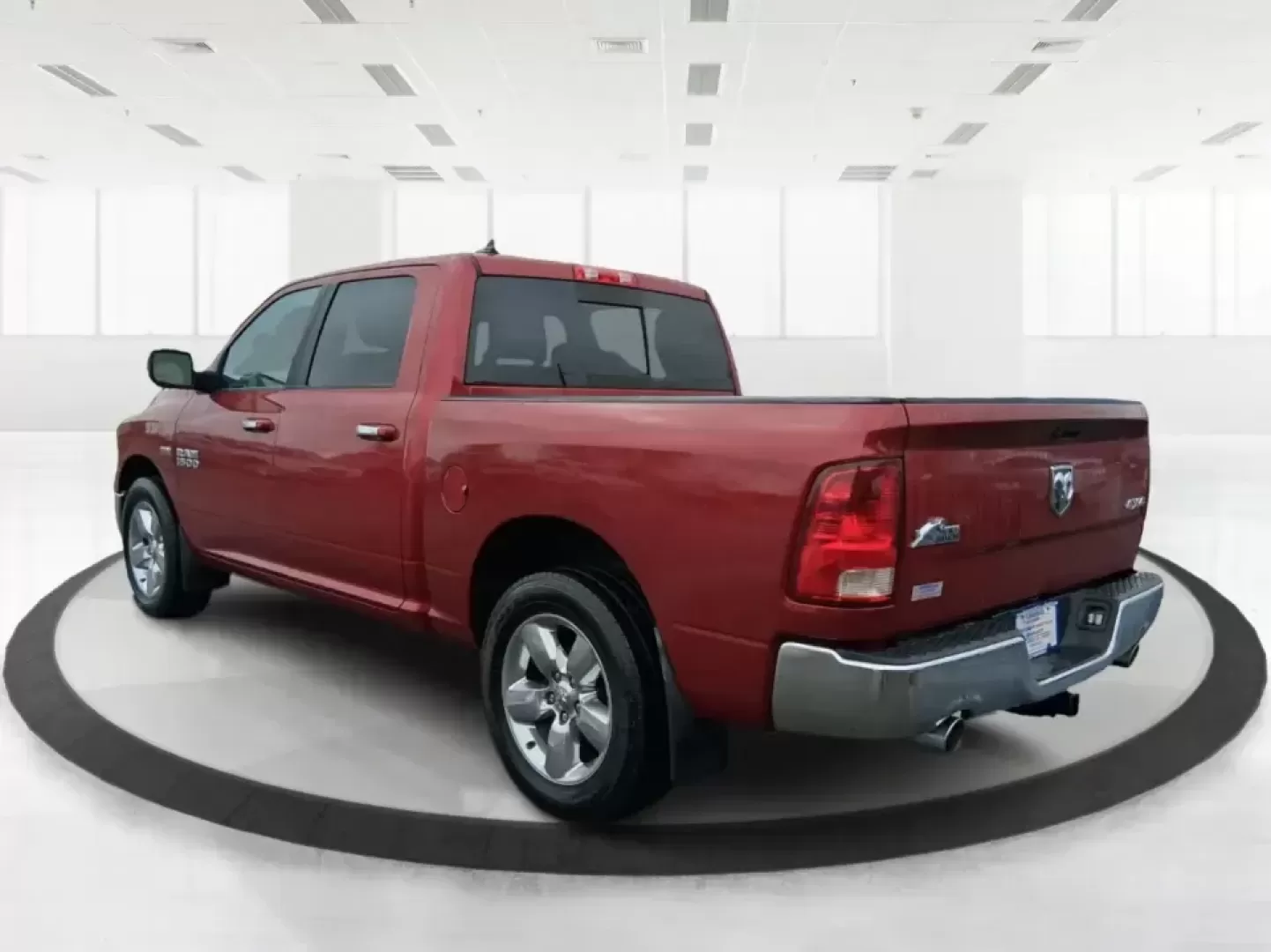 2013 Ram 1500 Big Horn (1C6RR7LT6DS) with an HEMI 5.7L V-8 variable valve control engine, 6-Speed Automatic transmission, located at 880 E. National Road, Vandalia, OH, 45377, (937) 908-9800, 39.891918, -84.183594 - Need a truck that can handle weekday work runs and still feel ready for a spontaneous weekend escape? This Flame Red Clearcoat 2013 Ram 1500 Big Horn Crew Cab is built for real-life Ohio driving-hauling, towing, commuting, and road-tripping with the comfort your passengers will appreciate and the ca - Photo#4