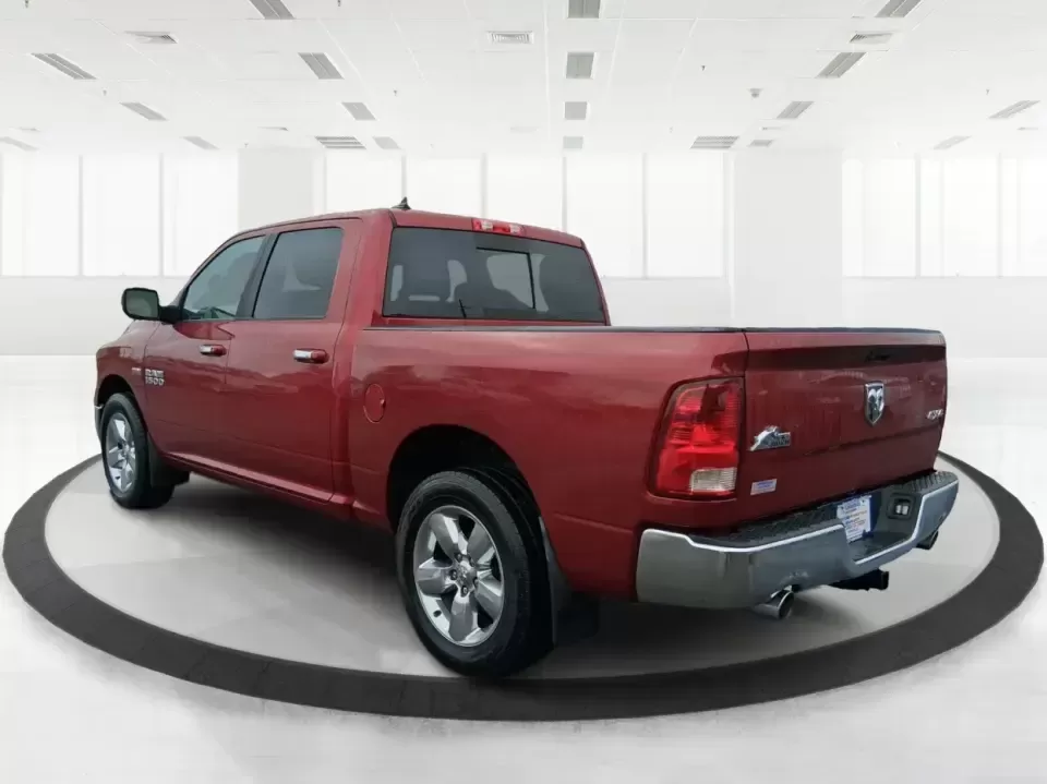 2013 Ram 1500 Big Horn (1C6RR7LT6DS) with an HEMI 5.7L V-8 variable valve control engine, 6-Speed Automatic transmission, located at 880 E. National Road, Vandalia, OH, 45377, (937) 908-9800, 39.891918, -84.183594 - Need a truck that can handle weekday work runs and still feel ready for a spontaneous weekend escape? This Flame Red Clearcoat 2013 Ram 1500 Big Horn Crew Cab is built for real-life Ohio driving-hauling, towing, commuting, and road-tripping with the comfort your passengers will appreciate and the ca - Photo#4