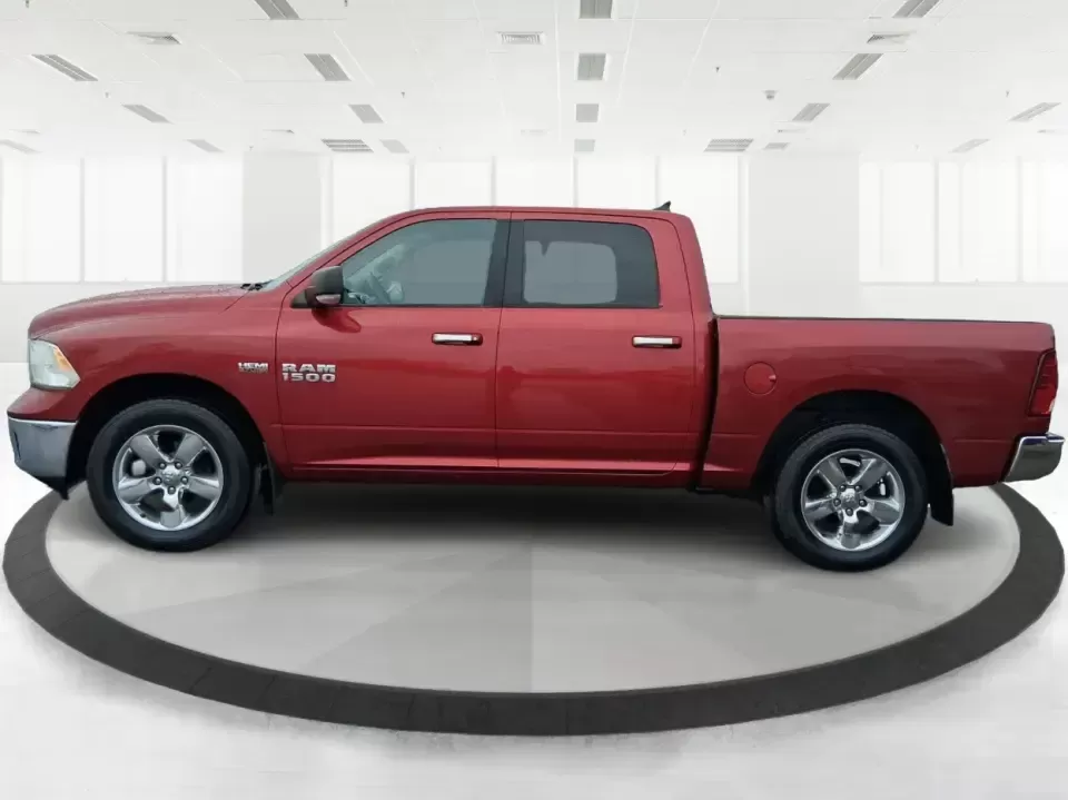 2013 Ram 1500 Big Horn (1C6RR7LT6DS) with an HEMI 5.7L V-8 variable valve control engine, 6-Speed Automatic transmission, located at 880 E. National Road, Vandalia, OH, 45377, (937) 908-9800, 39.891918, -84.183594 - Need a truck that can handle weekday work runs and still feel ready for a spontaneous weekend escape? This Flame Red Clearcoat 2013 Ram 1500 Big Horn Crew Cab is built for real-life Ohio driving-hauling, towing, commuting, and road-tripping with the comfort your passengers will appreciate and the ca - Photo#5