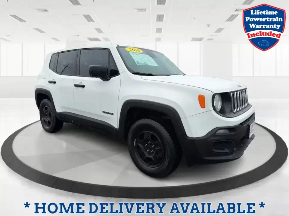2018 Jeep Renegade Sport 4x4 (ZACCJBAB5JP) with an 2.4L L4 DOHC 16V engine, 6M transmission, located at 4508 South Dixie Dr, Moraine, OH, 45439, (937) 908-9800, 39.689976, -84.218452 - Ready for weekend adventures at Englewood MetroPark, snowy commutes up I75, or a spontaneous road trip down U.S. Route 40? This 2018 Jeep Renegade Sport 4x4 is the kind of compact SUV that fits real life in Vandalia, OH-easy to park around town, confident when the weather turns, and versatile enough - Photo#0