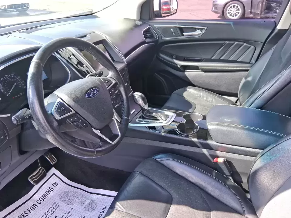 2017 Ford Edge Sport (2FMPK4AP8HB) with an EcoBoost 2.7L V-6 gasoline direct injection engine, 6A transmission, located at 8750 N County Rd 25A, Piqua, OH, 45356, (937) 908-9800, 40.164391, -84.232513 - Weekend road trips up I75, snowy school runs across Miami County, or a daily commute to Troy or Dayton-this 2017 Ford Edge Sport is the kind of SUV that fits real life. With its confident AWD capability, strong EcoBoost power, and family-friendly comfort, it's a smart pick for drivers who want a spo - Photo#9
