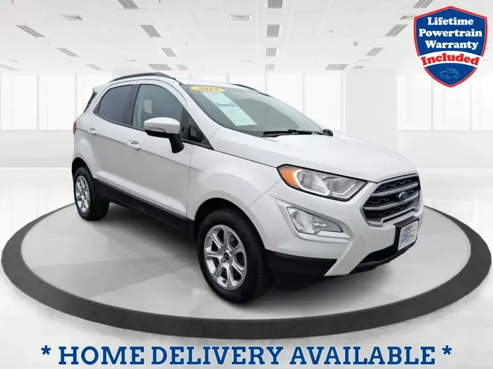 2019 Ford EcoSport SE (MAJ6S3GL7KC) with an 2L I-4 gasoline direct injection engine, 6A transmission, located at 1230 East Main St, Xenia, OH, 45385, (937) 908-9800, 39.688026, -83.910172 - Weekend getaways to Caesar Creek, daily commutes down US35, and quick errands around Greene County feel easier in a compact SUV that's sized for real life. This **2019 Ford EcoSport SE** is the kind of do-it-all crossover that fits tight parking spots in downtown Xenia, still has room for groceries - Photo#0