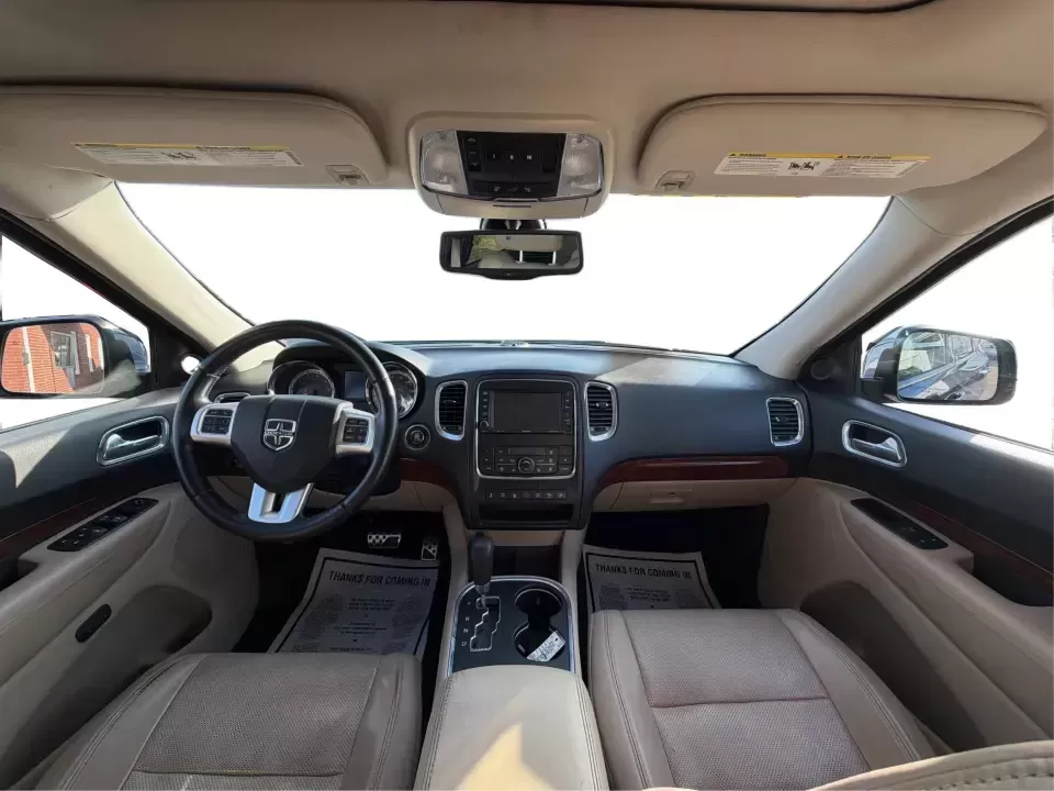 2013 Dodge Durango Citadel (1C4SDJET6DC) with an 5.7L V8 OHV 16V engine, 5-Speed Automatic transmission, located at 1951 S Dayton Lakeview Rd., New Carlisle, OH, 45344, (937) 908-9800, 39.890999, -84.050255 - Need one SUV that can handle school drop-offs, I-75 commutes, and a loaded-up weekend trip to Indian Lake or a tailgate in Dayton-without giving up comfort or capability? This 2013 Dodge Durango Citadel in True Blue Pearlcoat is built for real-life Ohio driving, with confident 4WD/AWD traction, V8 p - Photo#22