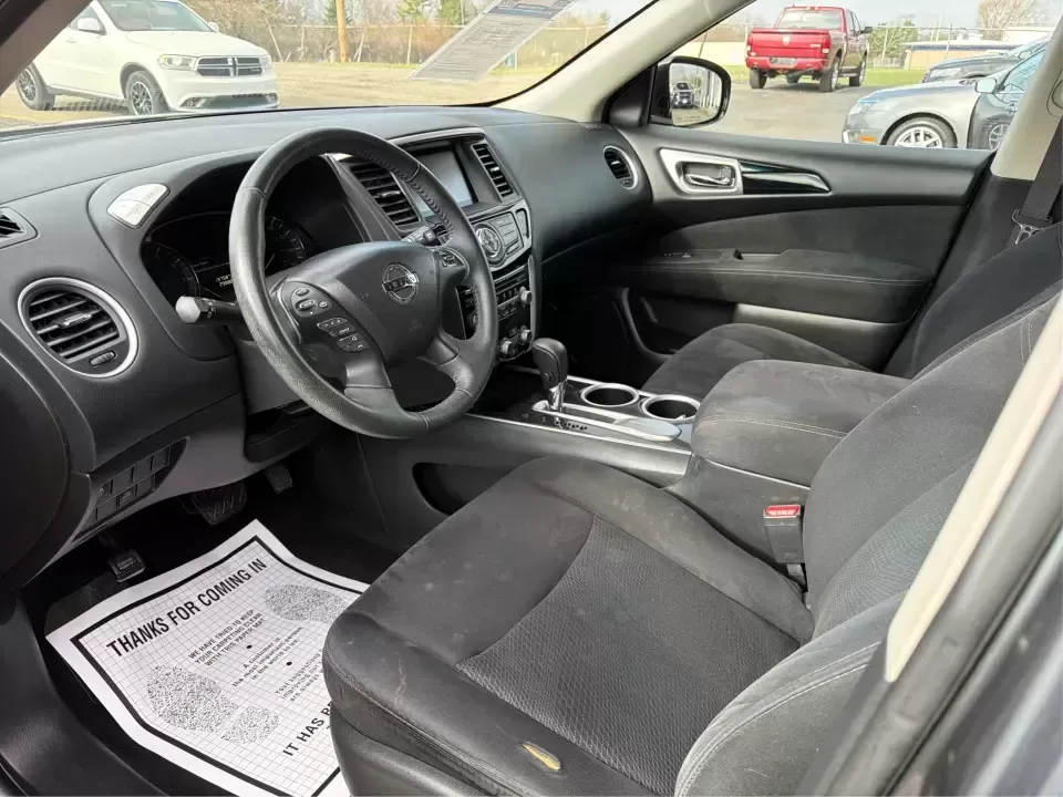 2015 Nissan Pathfinder SV (5N1AR2MN5FC) with an 3.5L V-6 DOHC engine, Continuously Variable Transmission transmission, located at 880 E. National Road, Vandalia, OH, 45377, (937) 908-9800, 39.891918, -84.183594 - Pack the family, load up the gear, and head out for a weekend at Englewood MetroPark or an easy road trip down I70-this 2015 Nissan Pathfinder SV is built for real-life Ohio driving, from school drop-offs to errands along E. National Road. With three-row flexibility and SUV practicality, it's a smar - Photo#9