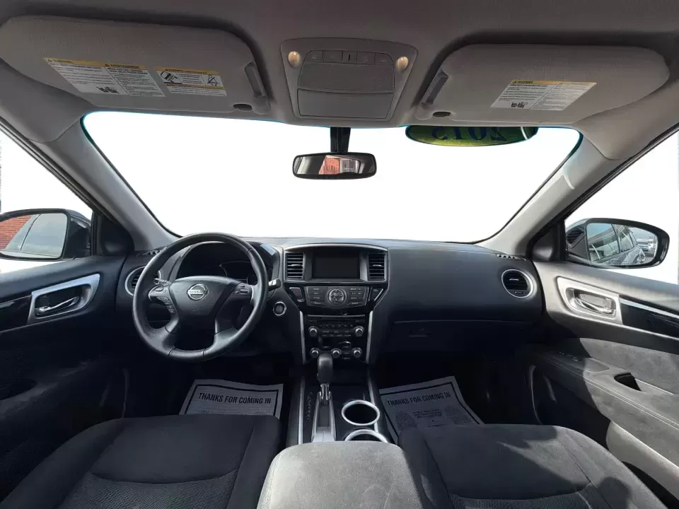 2015 Nissan Pathfinder SV (5N1AR2MN5FC) with an 3.5L V-6 DOHC engine, Continuously Variable Transmission transmission, located at 880 E. National Road, Vandalia, OH, 45377, (937) 908-9800, 39.891918, -84.183594 - Pack the family, load up the gear, and head out for a weekend at Englewood MetroPark or an easy road trip down I70-this 2015 Nissan Pathfinder SV is built for real-life Ohio driving, from school drop-offs to errands along E. National Road. With three-row flexibility and SUV practicality, it's a smar - Photo#20