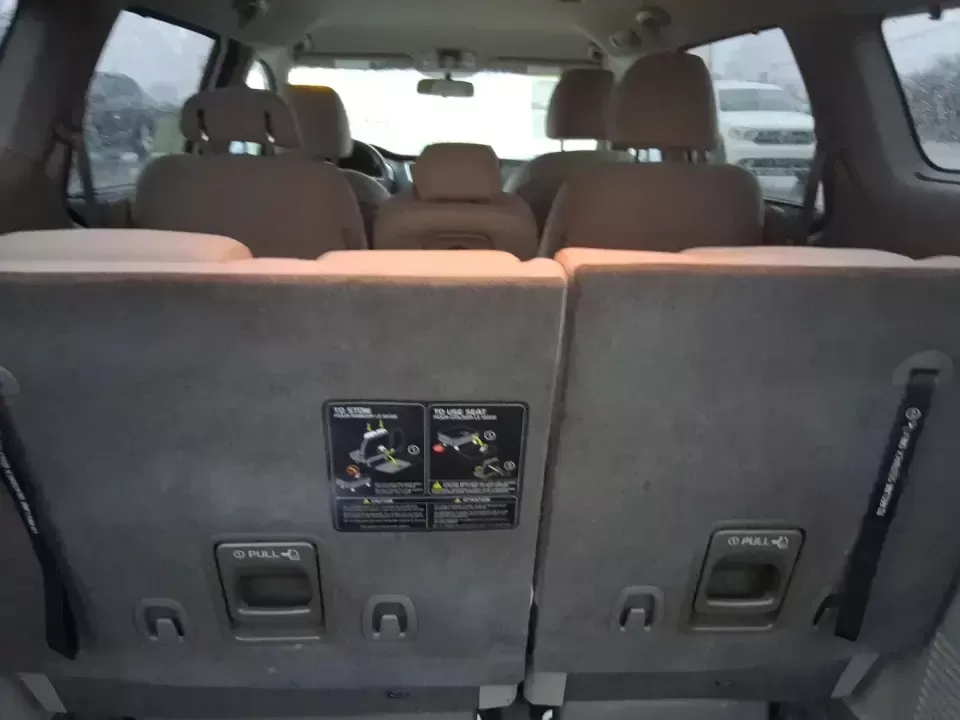 2016 Kia Sedona LX (KNDMB5C11G6) with an Lambda 3.3L V-6 gasoline direct injection engine, 6-Speed Automatic transmission, located at 880 E. National Road, Vandalia, OH, 45377, (937) 908-9800, 39.891918, -84.183594 - Picture your next weekend: the kids piled in with snacks and sports gear, a cooler in the back, and enough space so everyone can stretch out on the drive down South Dixie Dr toward Dayton's parks, festivals, and family attractions. If you need a dependable, budget-smart people mover that keeps daily - Photo#9