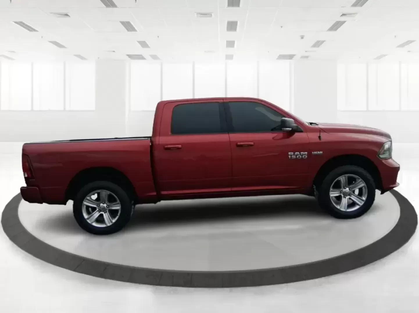 2014 Ram 1500 Sport (1C6RR7MT6ES) with an HEMI 5.7L V-8 variable valve control engine, 6-Speed Automatic transmission, located at 401 Woodman Dr, Riverside, OH, 45431, (937) 908-9800, 39.760899, -84.123421 - Need a truck that can handle weekday work, weekend getaways, and everything Ohio weather throws at you? This Flame Red Clearcoat 2014 Ram 1500 Sport Crew Cab 4WD is built for real life-hauling project supplies to a home in Riverside, towing toys for a day near Eastwood MetroPark, or loading up the f - Photo#1