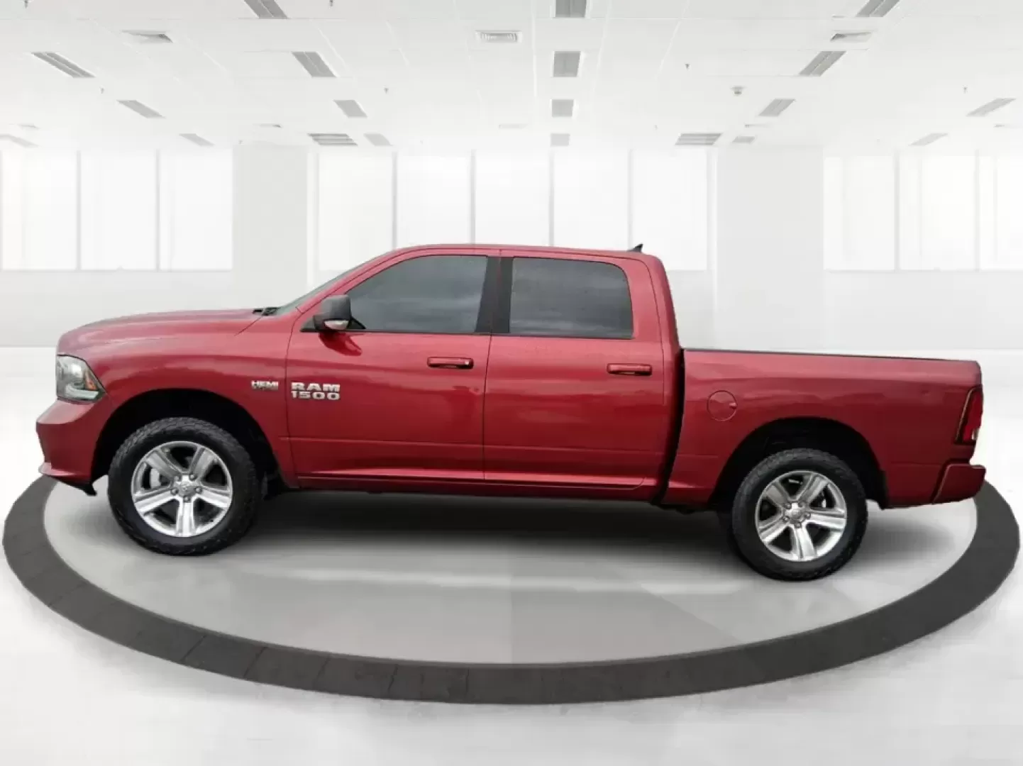 2014 Ram 1500 Sport (1C6RR7MT6ES) with an HEMI 5.7L V-8 variable valve control engine, 6-Speed Automatic transmission, located at 401 Woodman Dr, Riverside, OH, 45431, (937) 908-9800, 39.760899, -84.123421 - Need a truck that can handle weekday work, weekend getaways, and everything Ohio weather throws at you? This Flame Red Clearcoat 2014 Ram 1500 Sport Crew Cab 4WD is built for real life-hauling project supplies to a home in Riverside, towing toys for a day near Eastwood MetroPark, or loading up the f - Photo#5