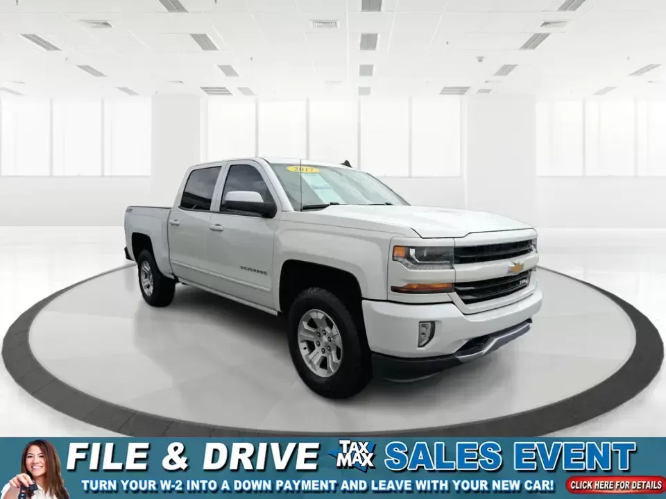 2017 Chevrolet Silverado 1500 2LT (3GCUKREH9HG) with an 4.3L V6 OHV 12V engine, 6A transmission, located at 401 Woodman Dr, Riverside, OH, 45431, (937) 908-9800, 39.760899, -84.123421 - Need a truck that can handle weekday work runs, weekend projects, and spontaneous road trips out toward Caesar Creek or up I75 without feeling like a compromise? This 2017 Chevrolet Silverado 1500 2LT Crew Cab 4WD is built for real life in the Miami Valley-roomy enough for friends or family, strong - Photo#0